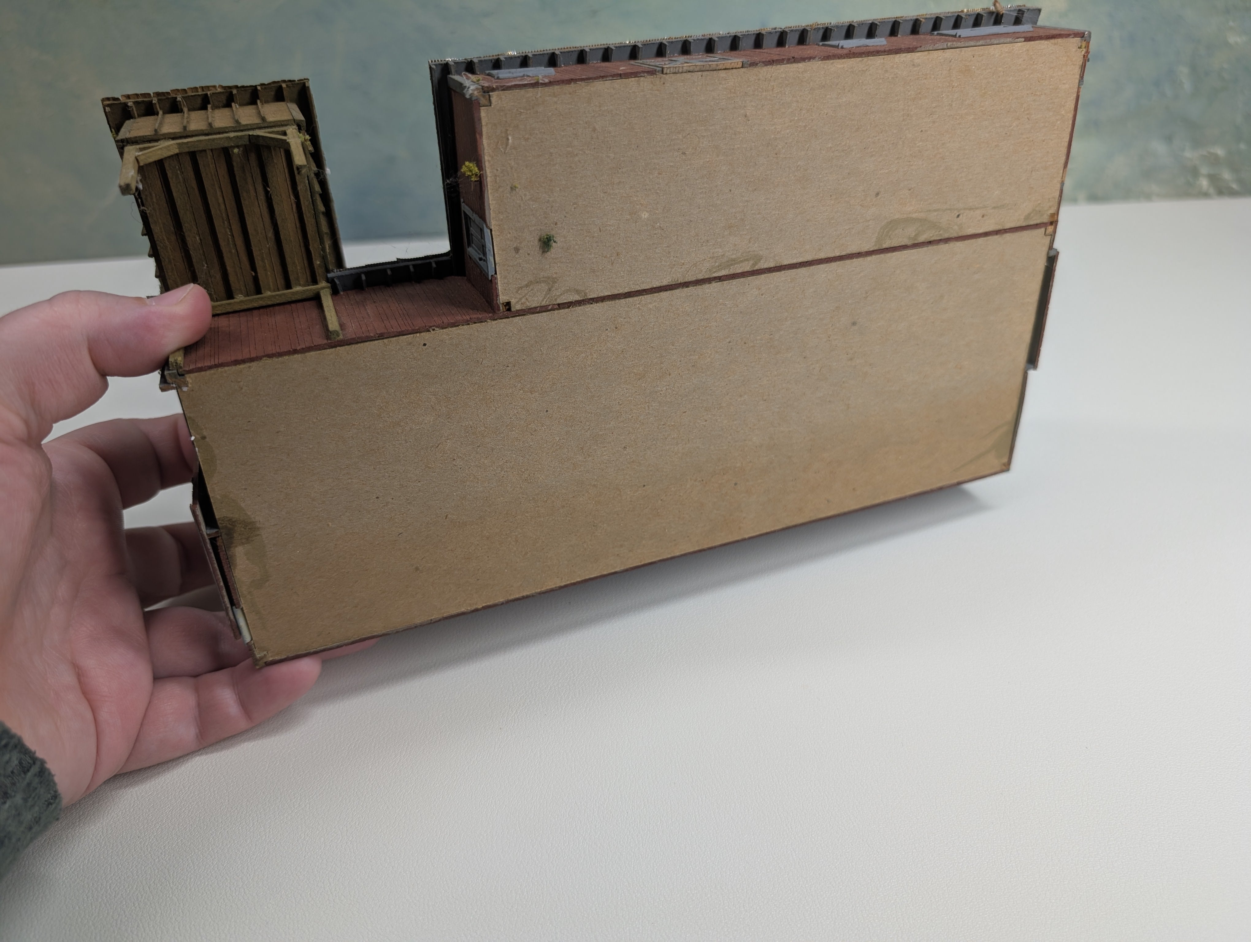 USED HO Scale Lot of Scratch Built Buildings, Barn, Tower, Scratch Built Structures