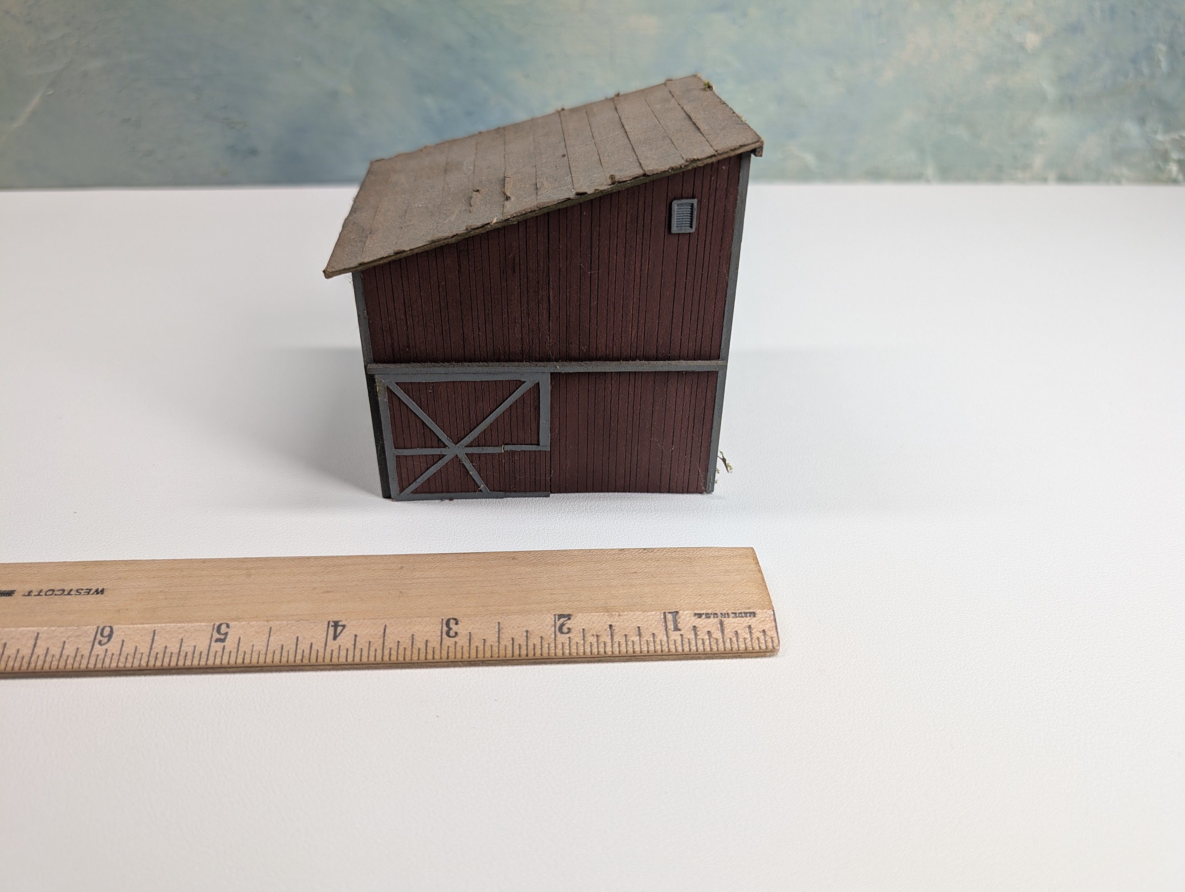 USED HO Scale Lot of Scratch Built Buildings, Barn, Tower, Scratch Built Structures