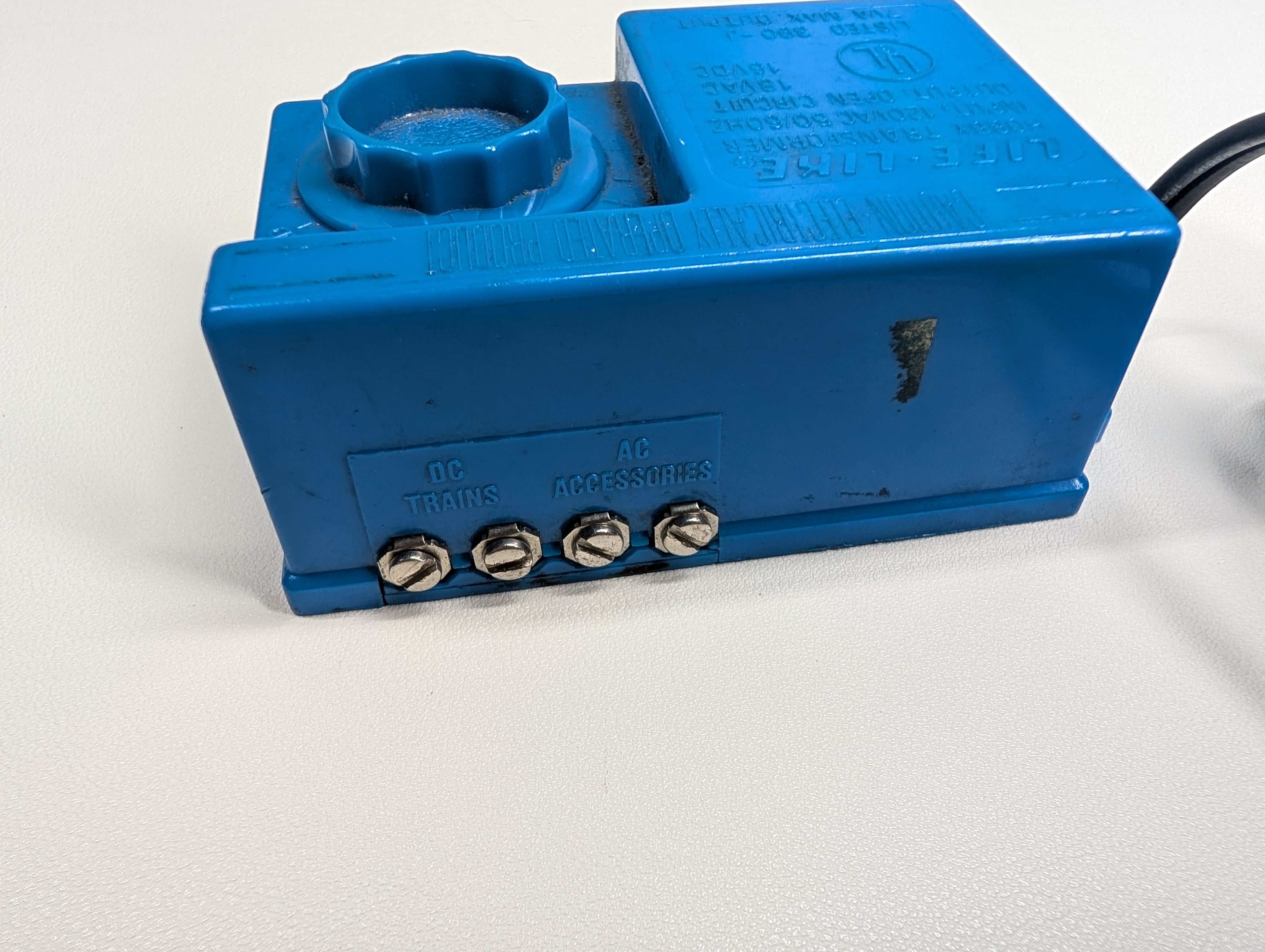 USED Life-Like MULTI Scale Light Blue Hobby Transformer (HO & N) Tested