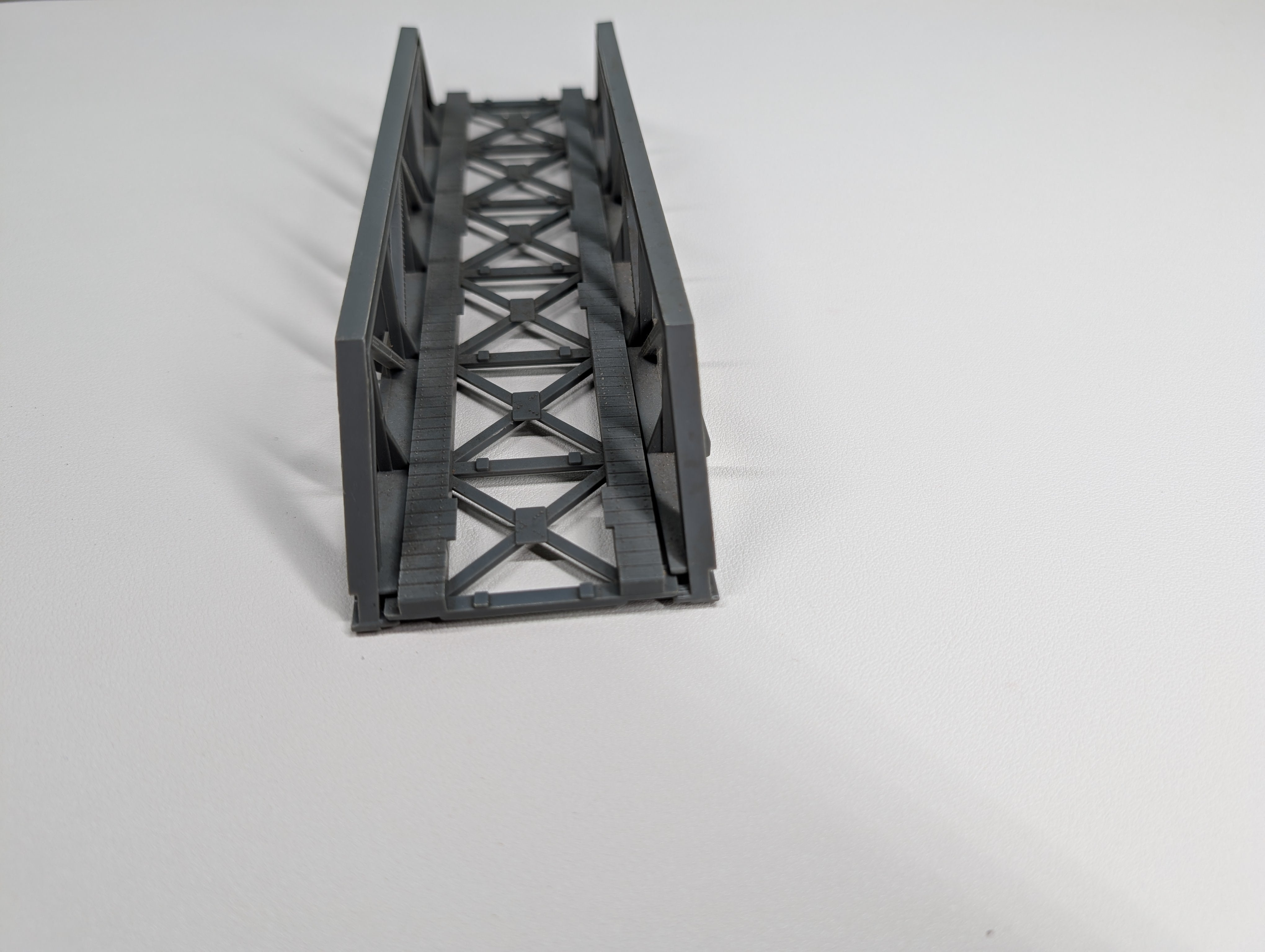 USED Tyco HO Scale Gray Truss Bridge