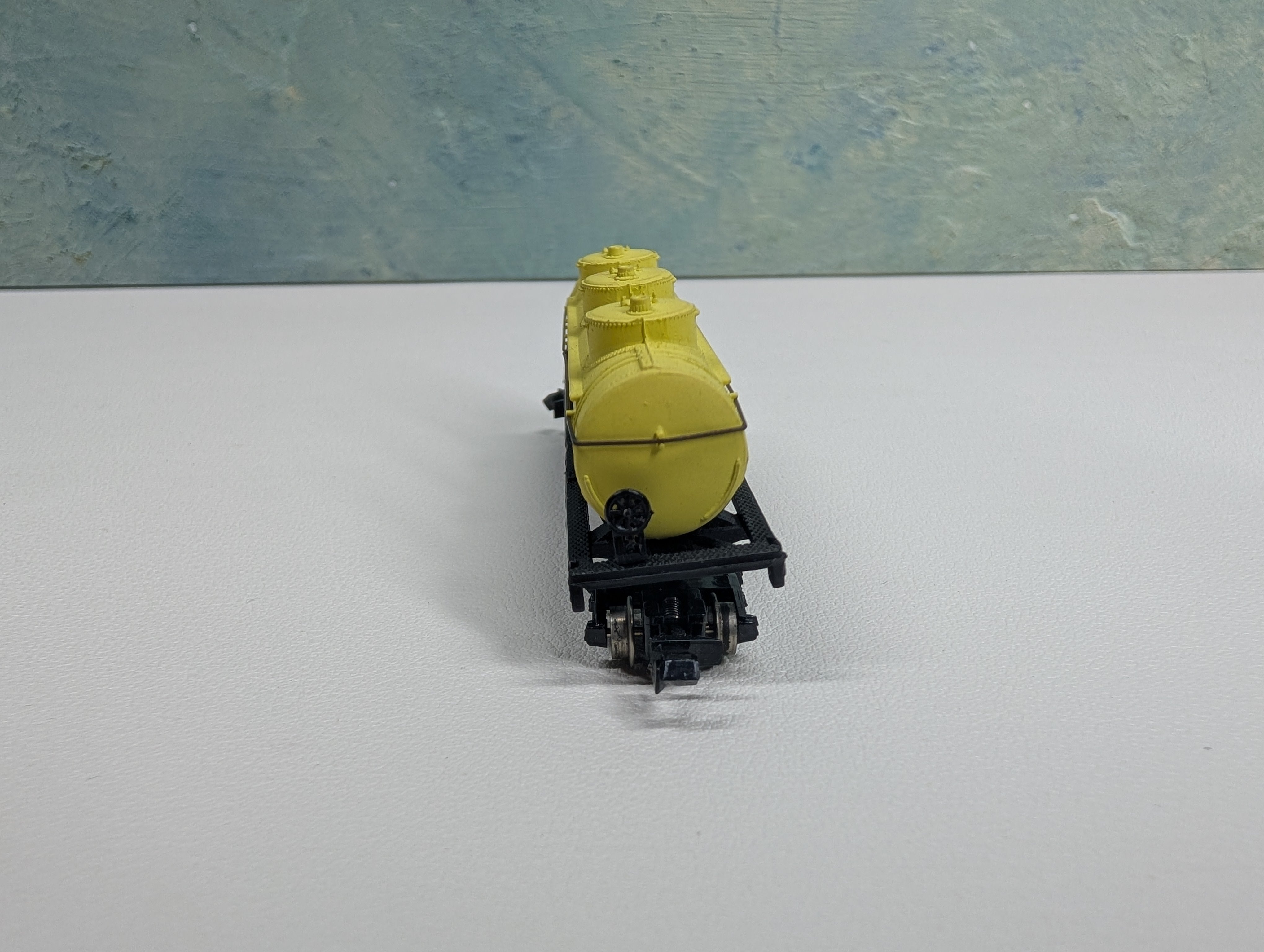 USED Bachmann N Scale Triple Dome Tank Car Penn Salt GATX #67927