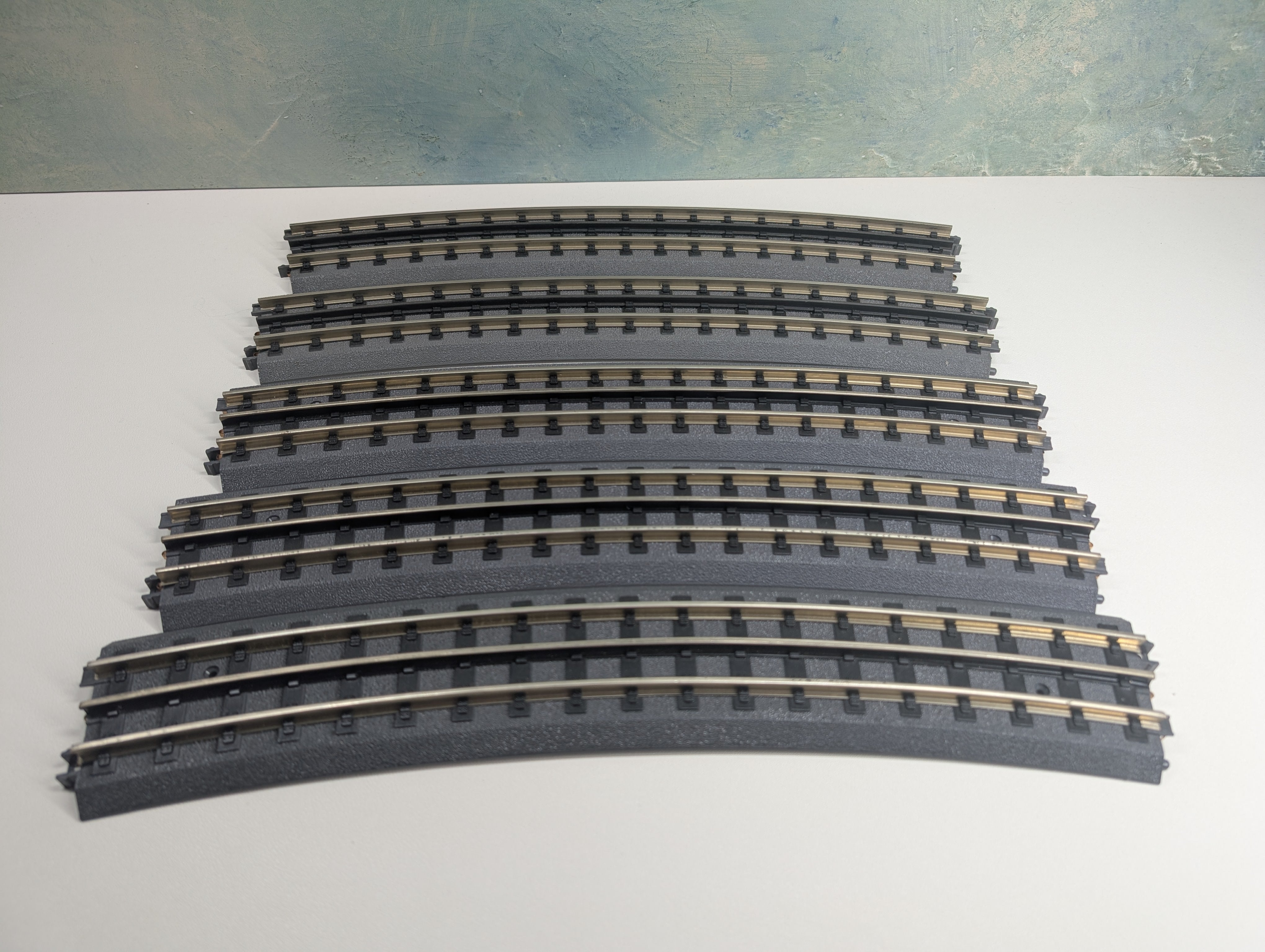 USED MTH O Realtrax 082 Curve Track O82 (5 pcs)