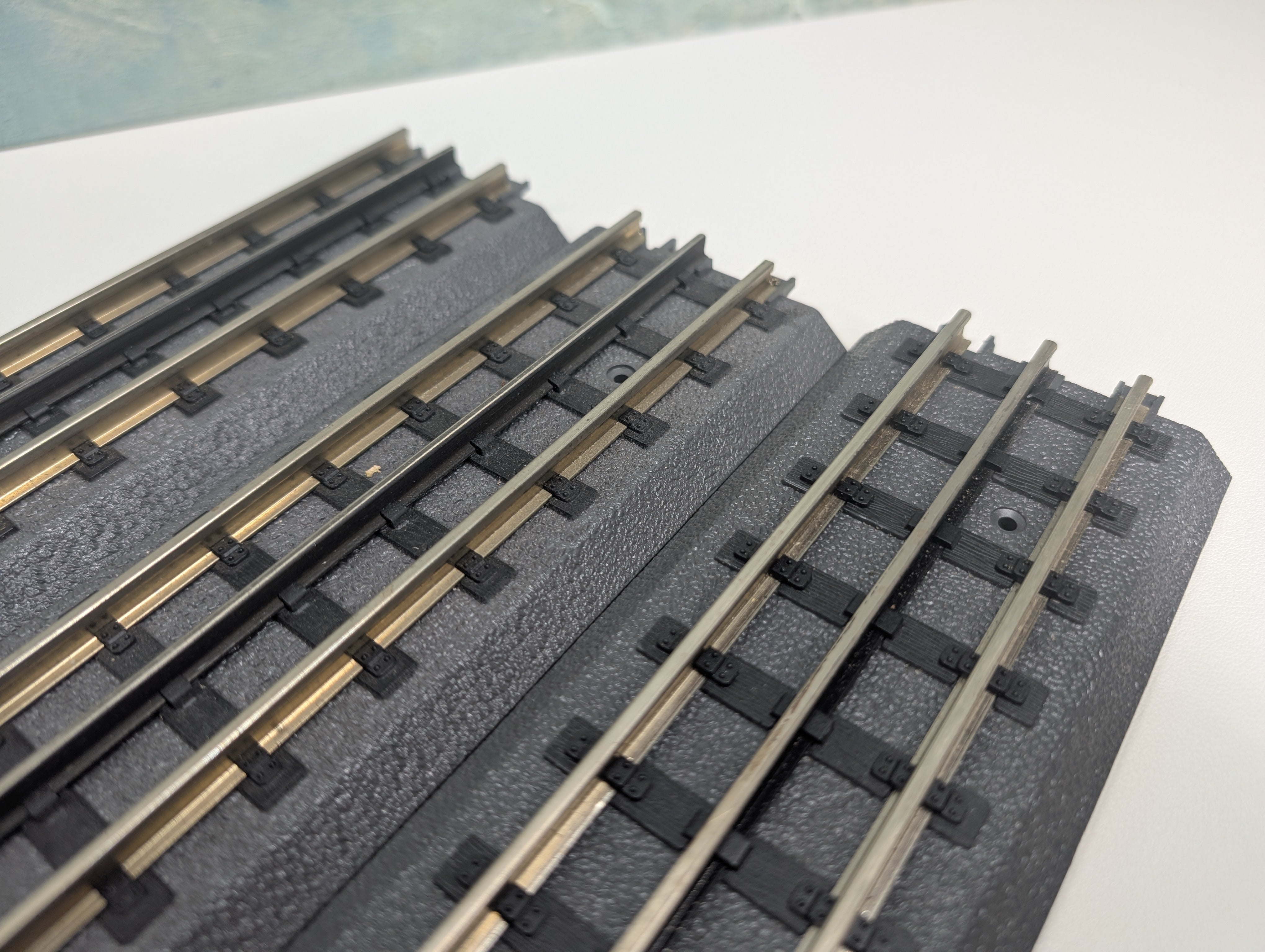 USED MTH O Realtrax Pieces of Straight Track, Various Sizes (5 pcs)