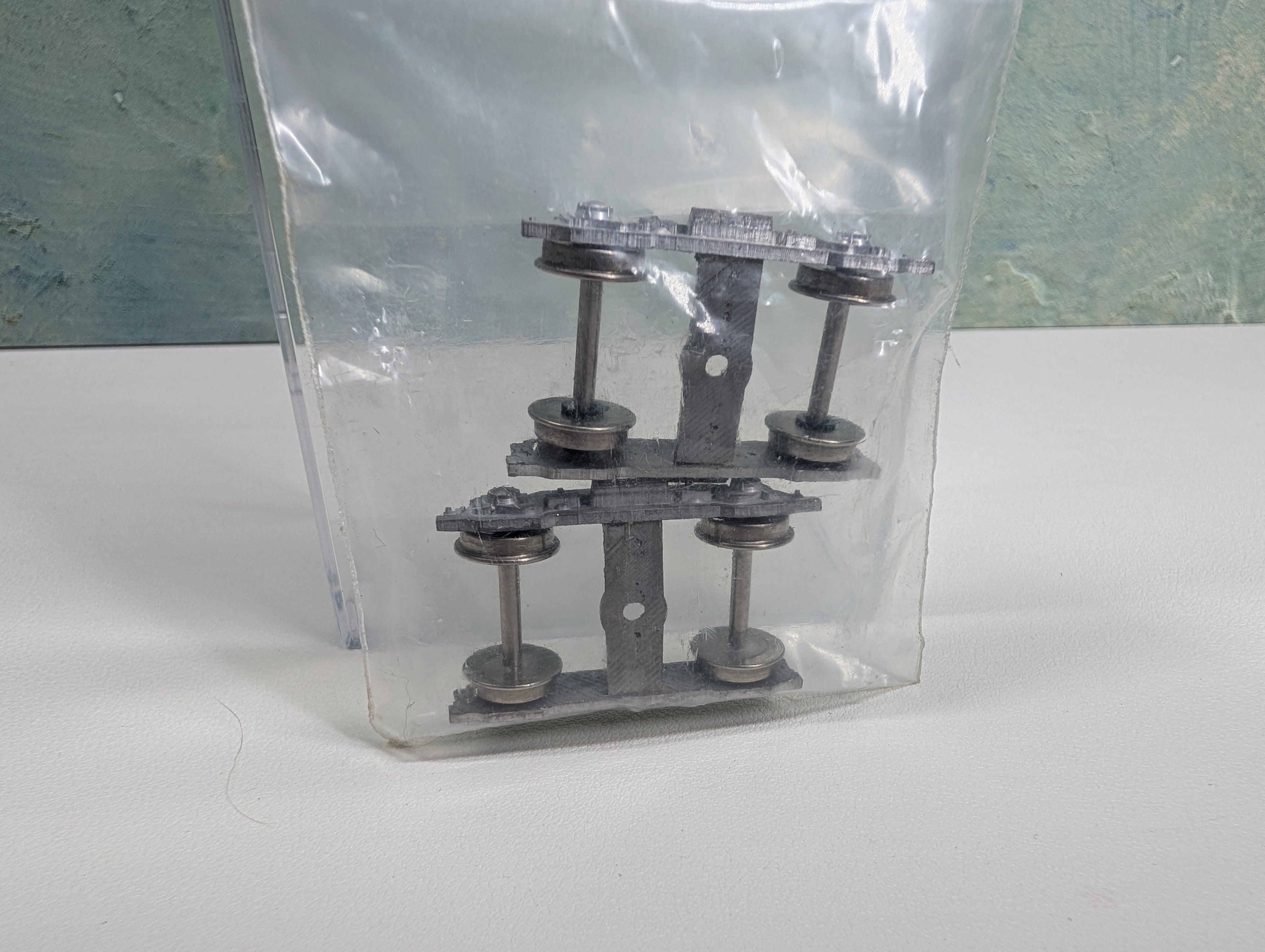 USED Cape Line Models #T-50 HO Scale 36" Metal Trucks Commonwealth