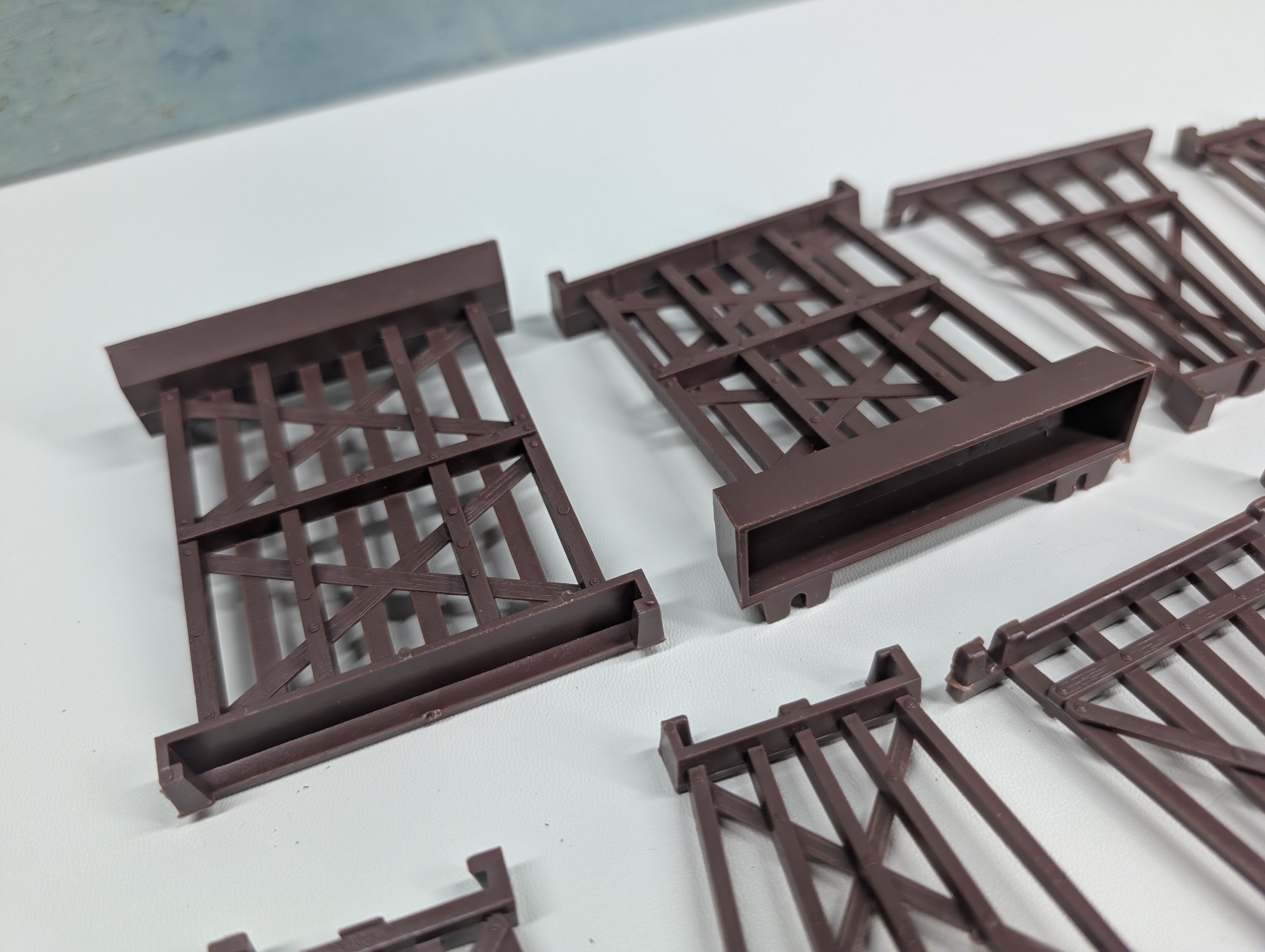 USED Tyco HO Scale Various Trestles (13 pcs)