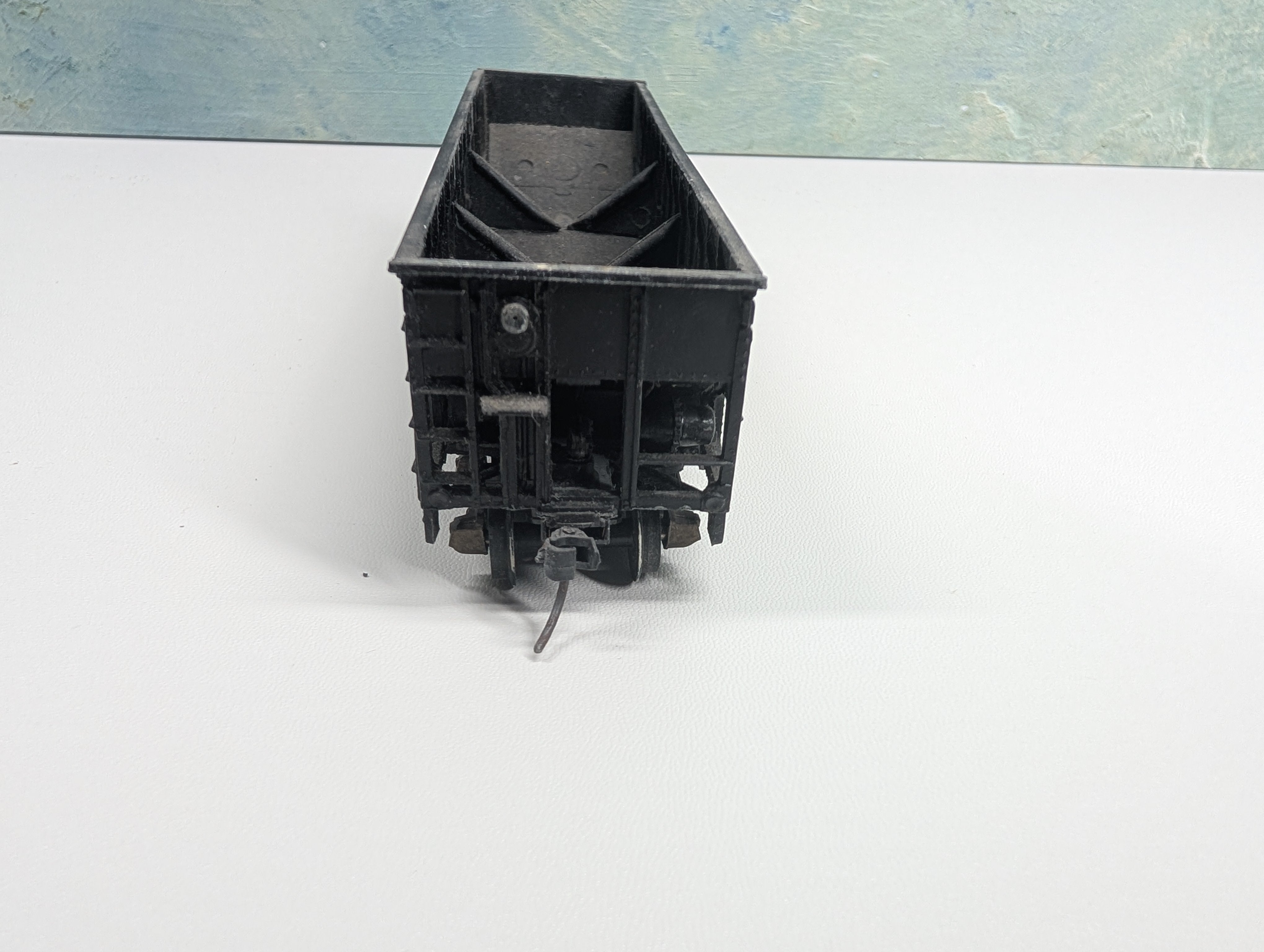 USED Ulrich HO Scale 3 Bay Operating Hopper Norfolk & Western NW #101352 Metal