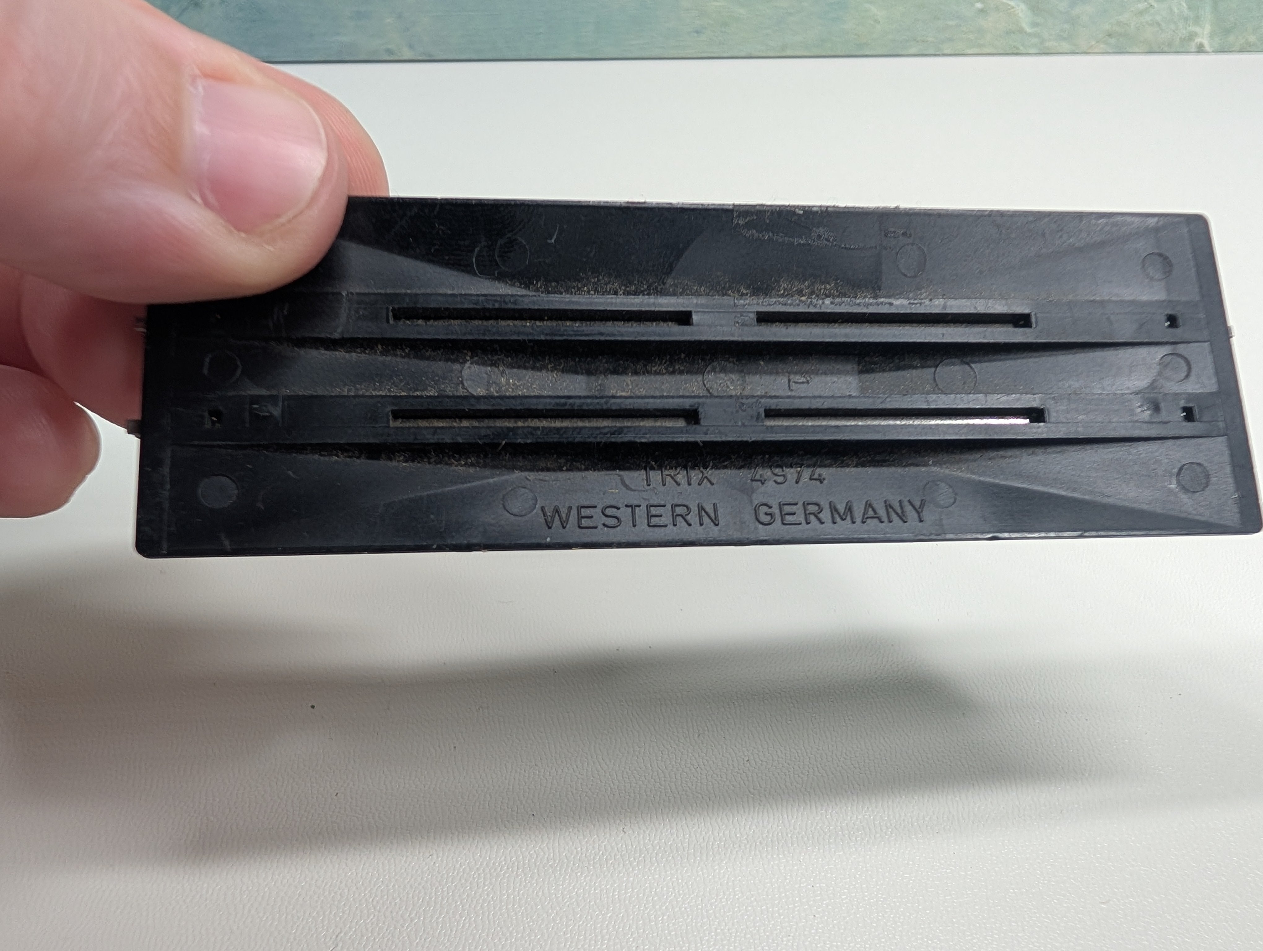 USED TRIX 4974 N Scale Rerailer Code 80 Track Silver