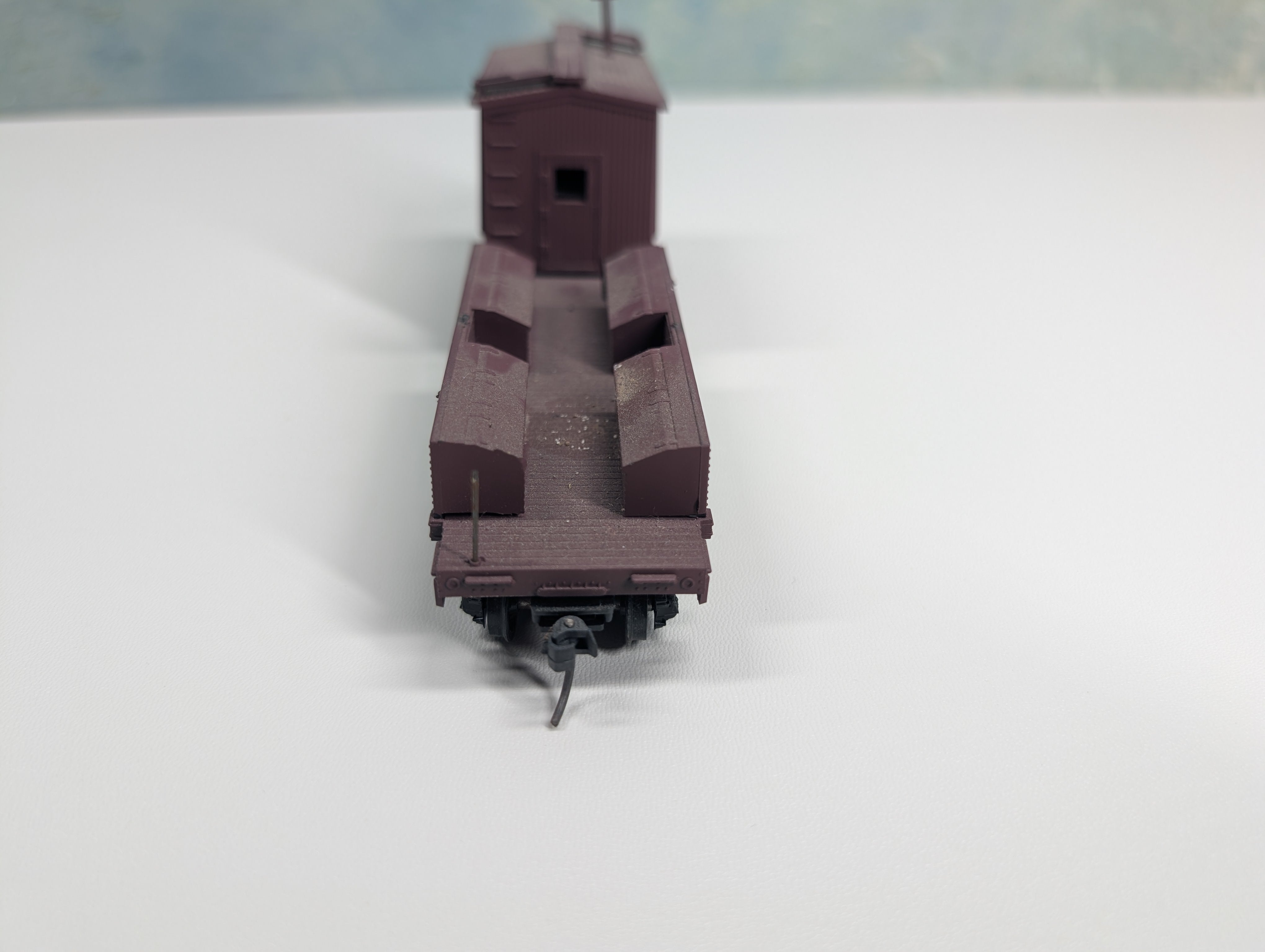 USED HO Scale Work Caboose Flat Car MOW Pennsylvania PRR #990242