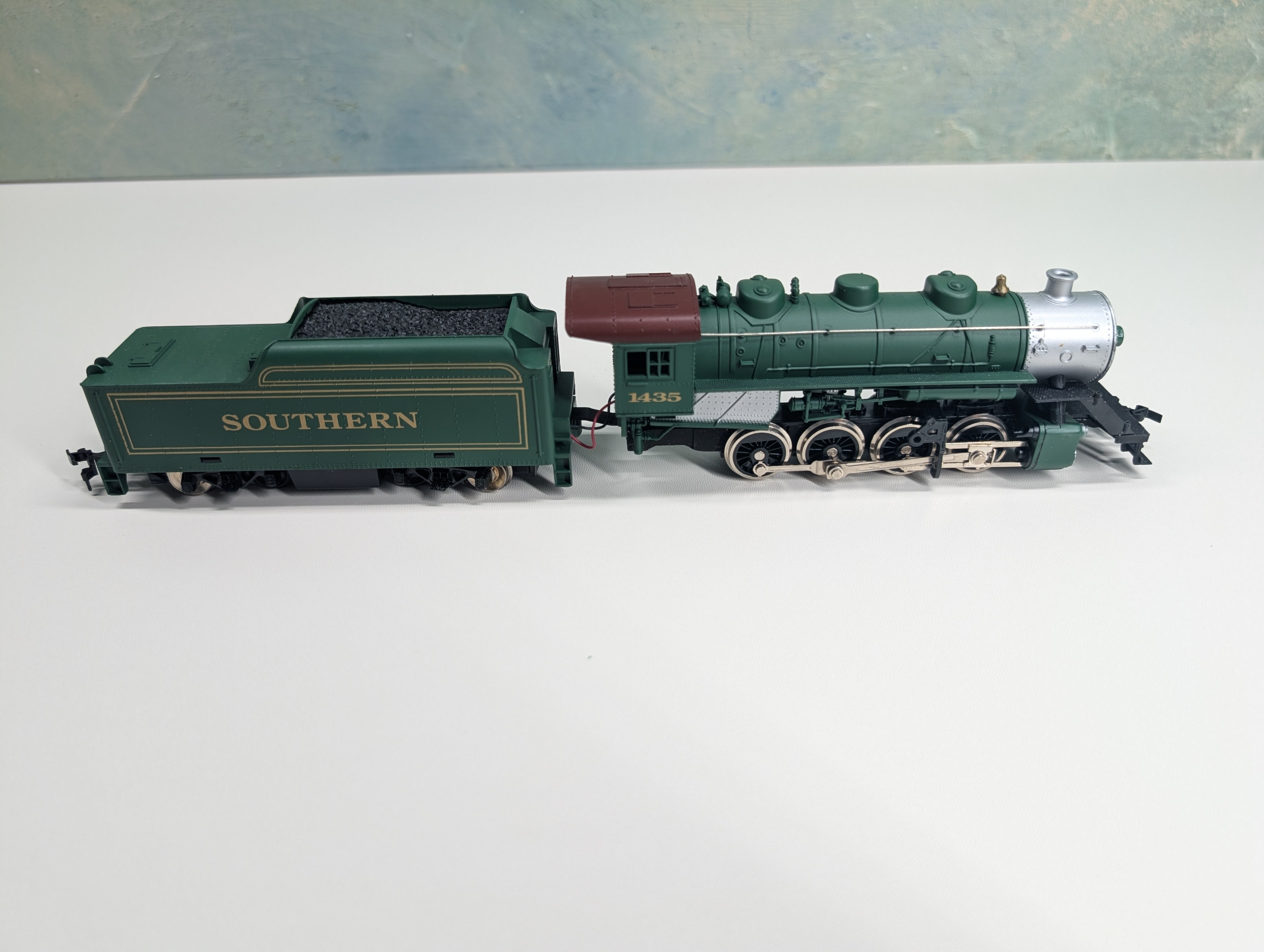 USED Tyco 256-15 HO Scale 0-8-0 Steam Locomotive Southern #1435 Runs Great DC