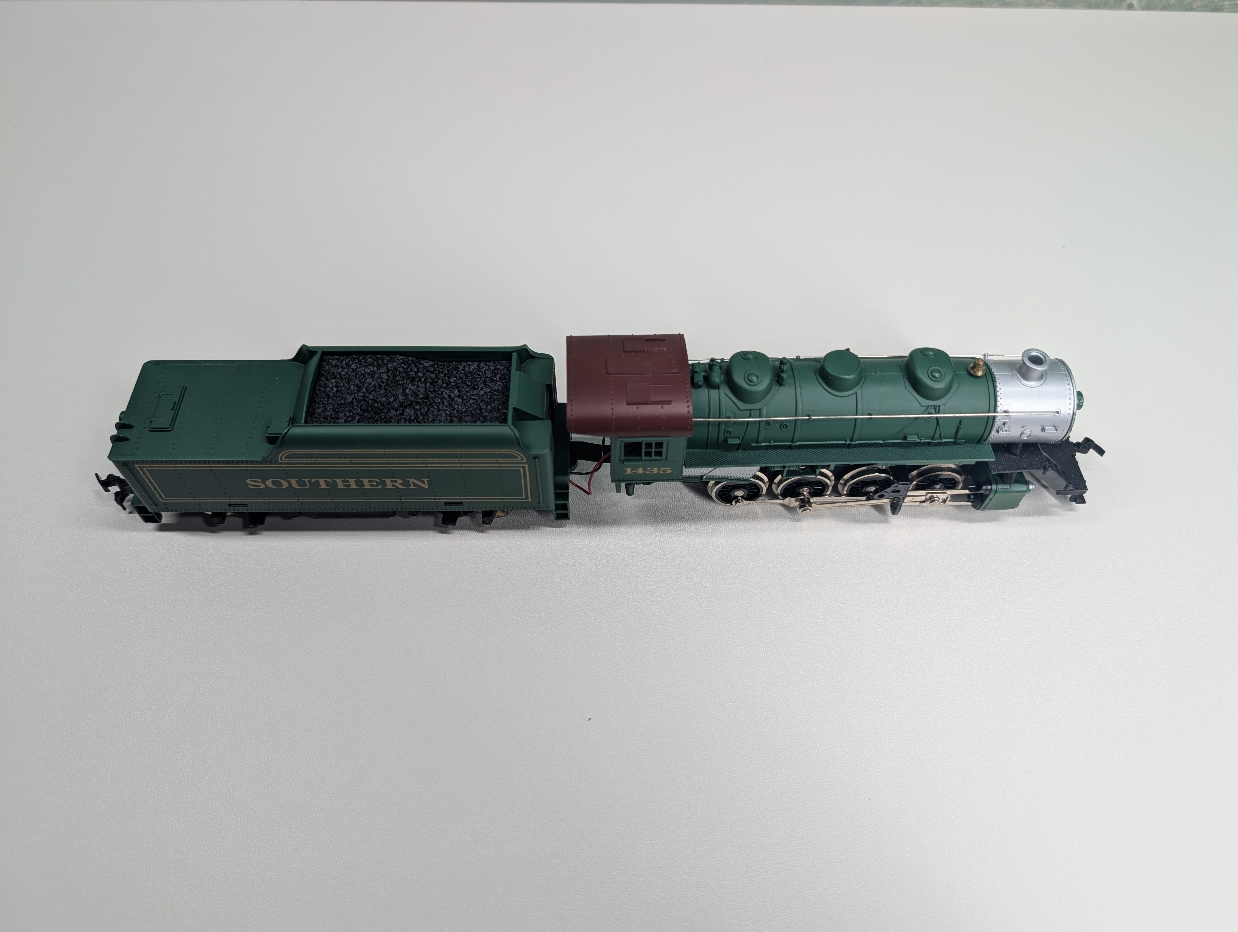 USED Tyco 256-15 HO Scale 0-8-0 Steam Locomotive Southern #1435 Runs Great DC