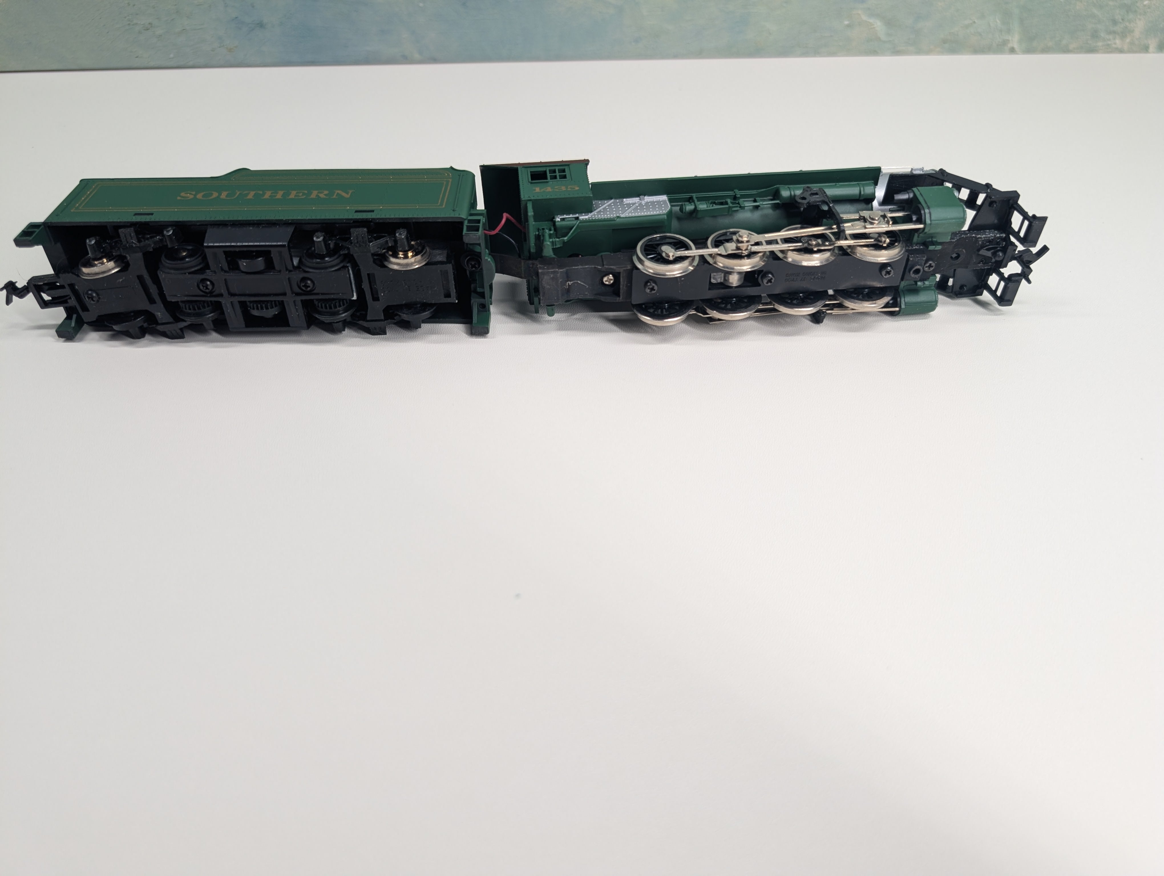 USED Tyco 256-15 HO Scale 0-8-0 Steam Locomotive Southern #1435 Runs Great DC