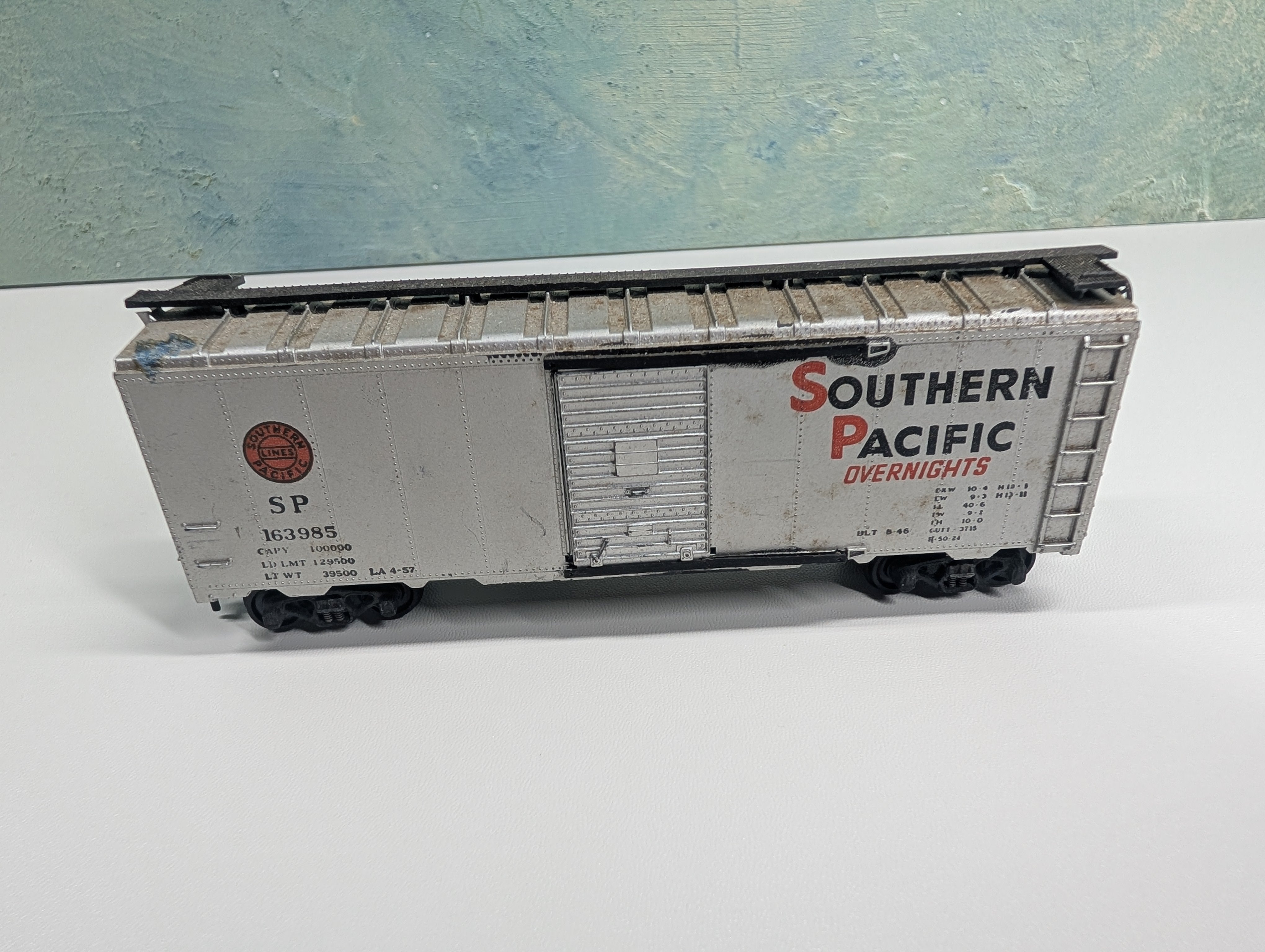 USED Athearn HO Scale 40' Box Car Southern Pacific SP #163985