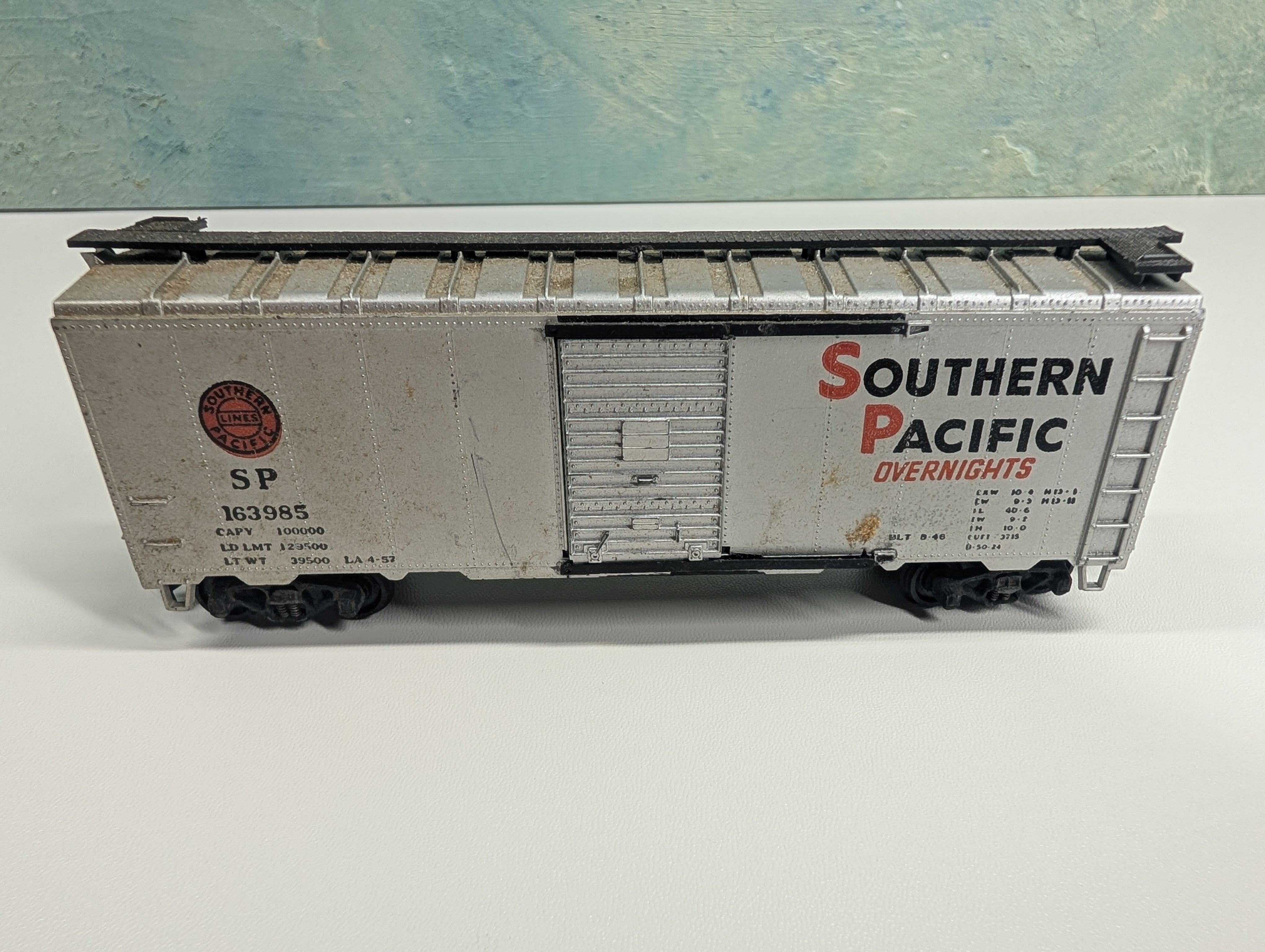 USED Athearn HO Scale 40' Box Car Southern Pacific SP #163985