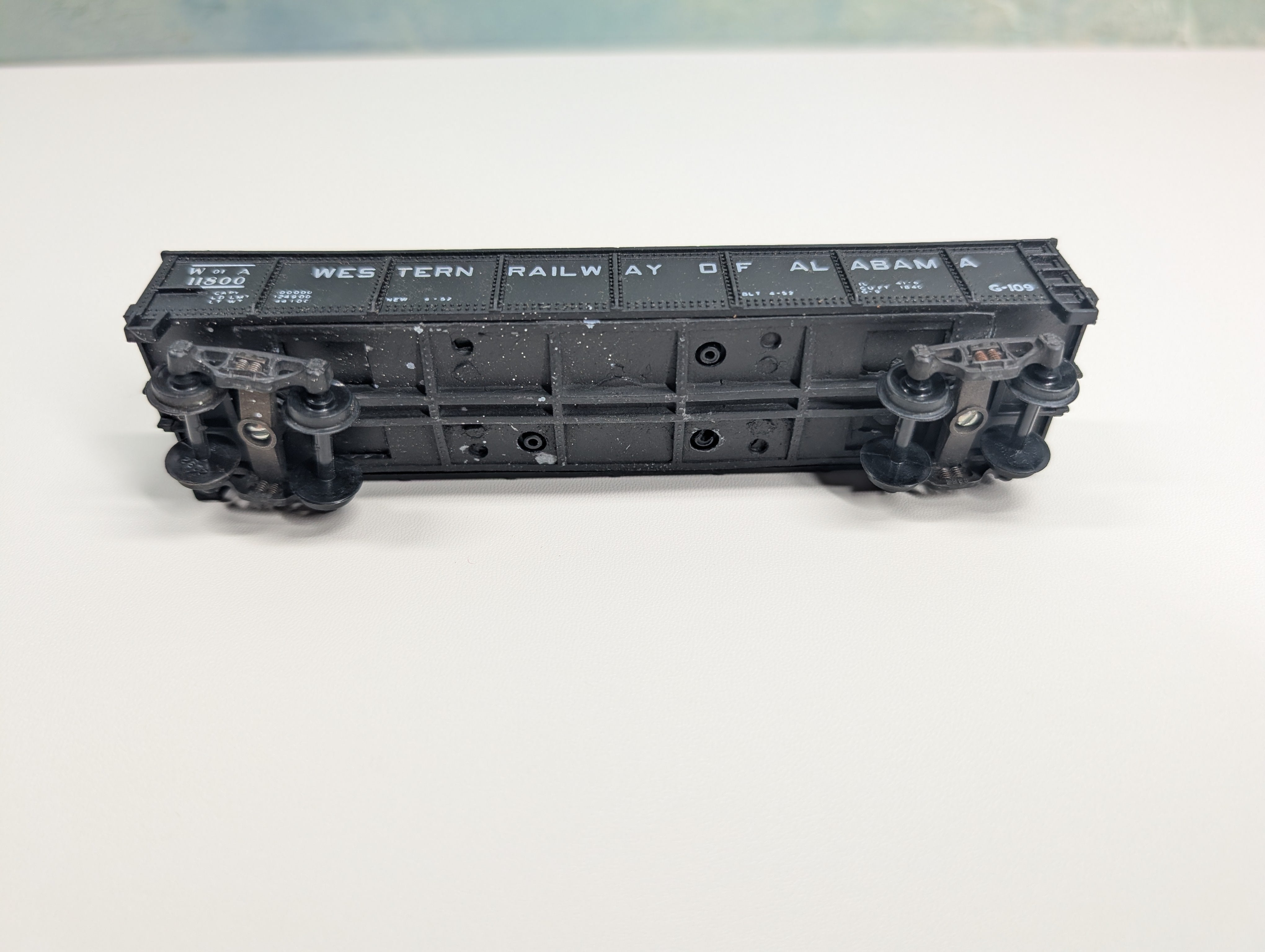 USED Varney HO Scale Gondola Western Railway of Alabama WofA #11800