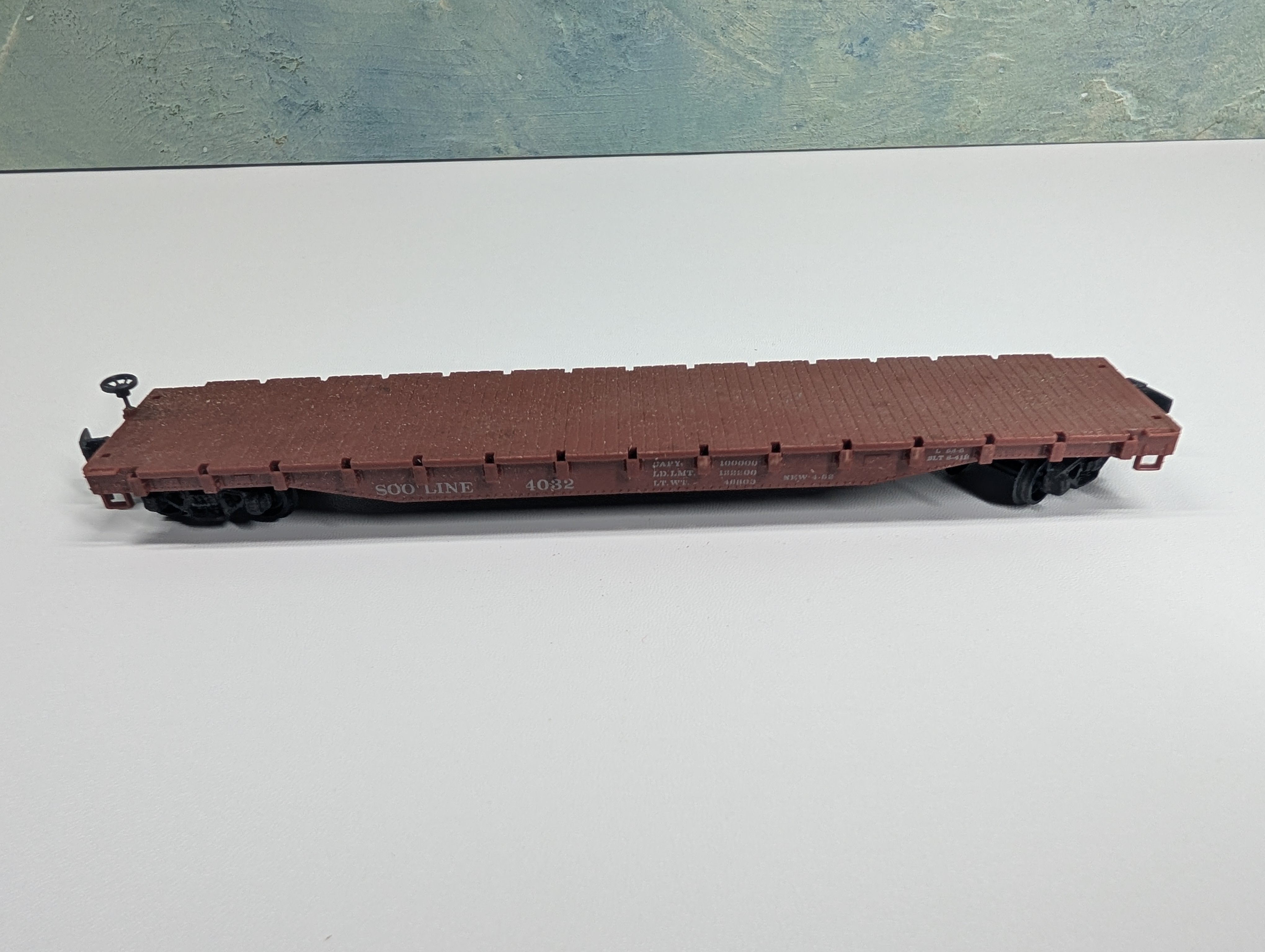 USED REVELL HO Scale Flat Car SOO Line #4032