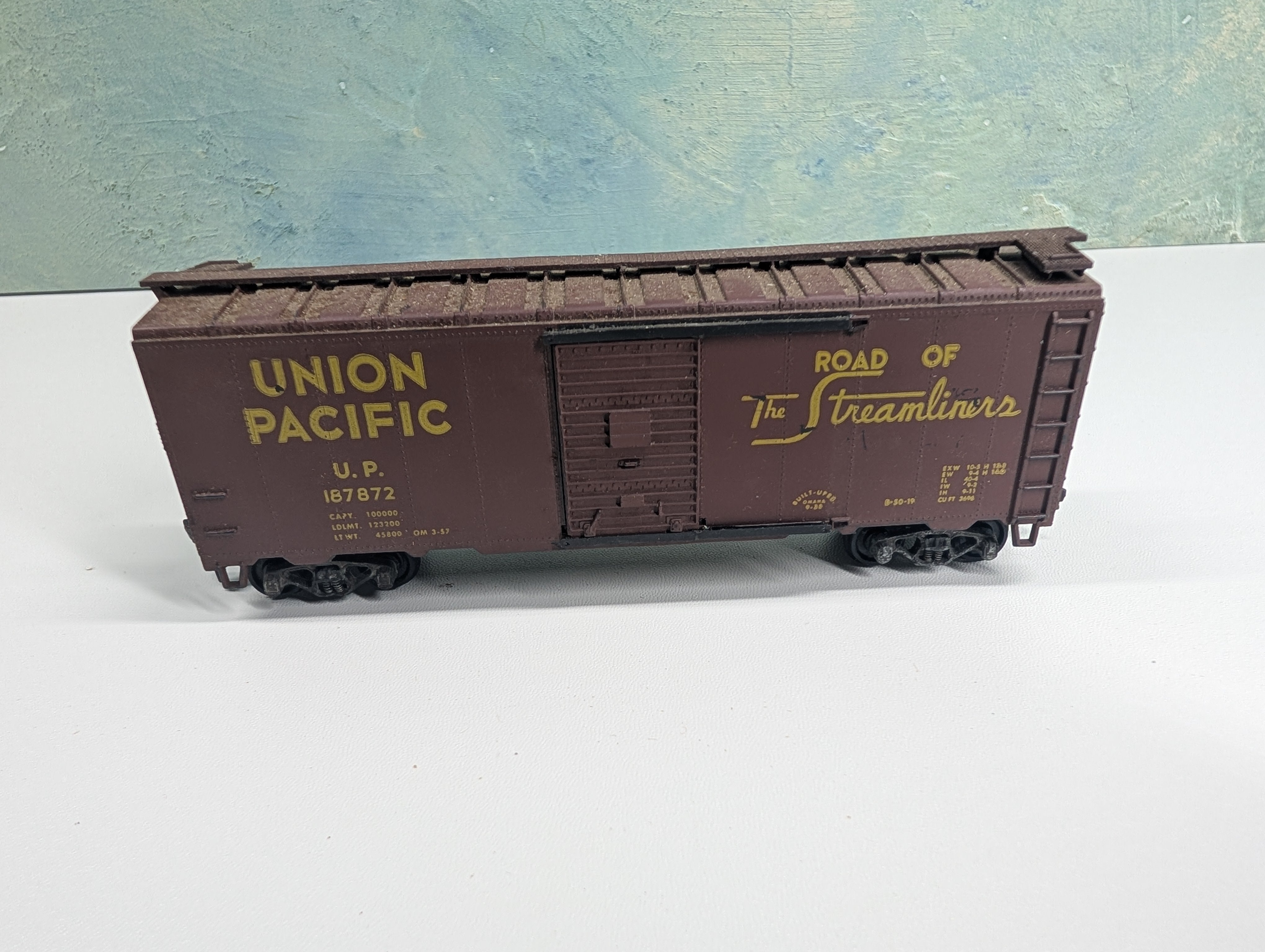 USED Athearn HO Scale 40' Box Car Union Pacific UP #187872