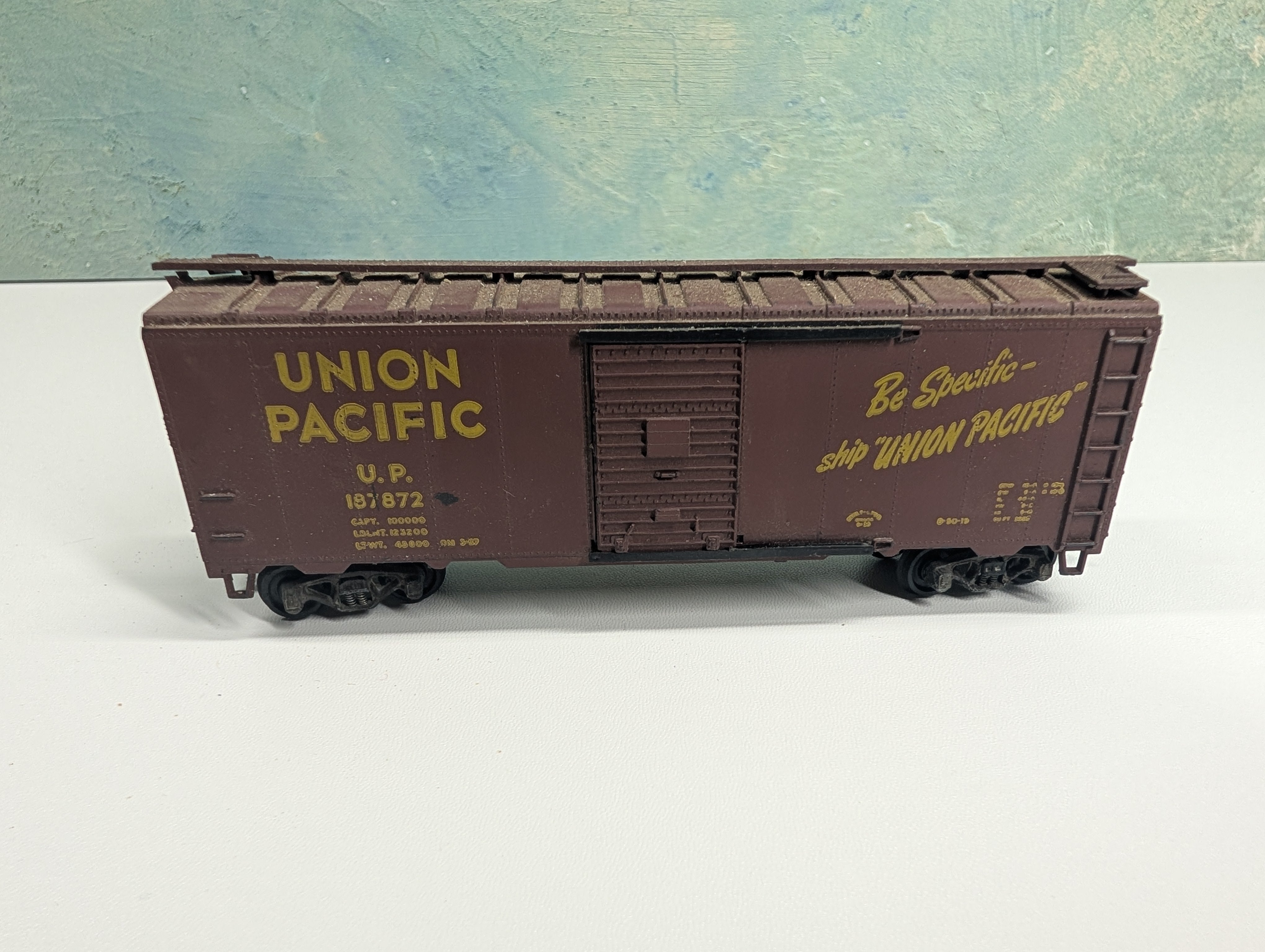 USED Athearn HO Scale 40' Box Car Union Pacific UP #187872
