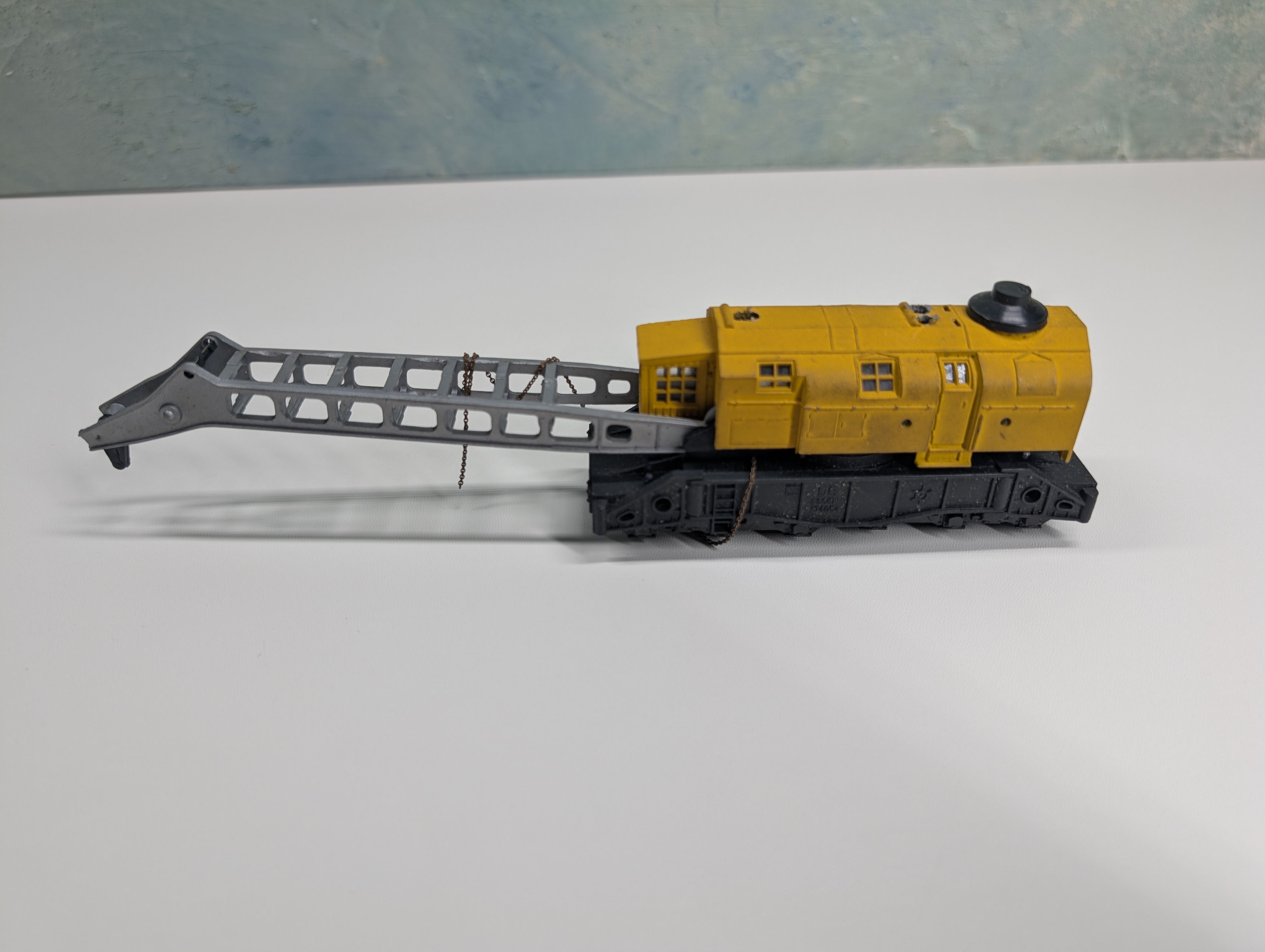 USED Liliput HO Scale Wrecking Crane Car Missing Parts
