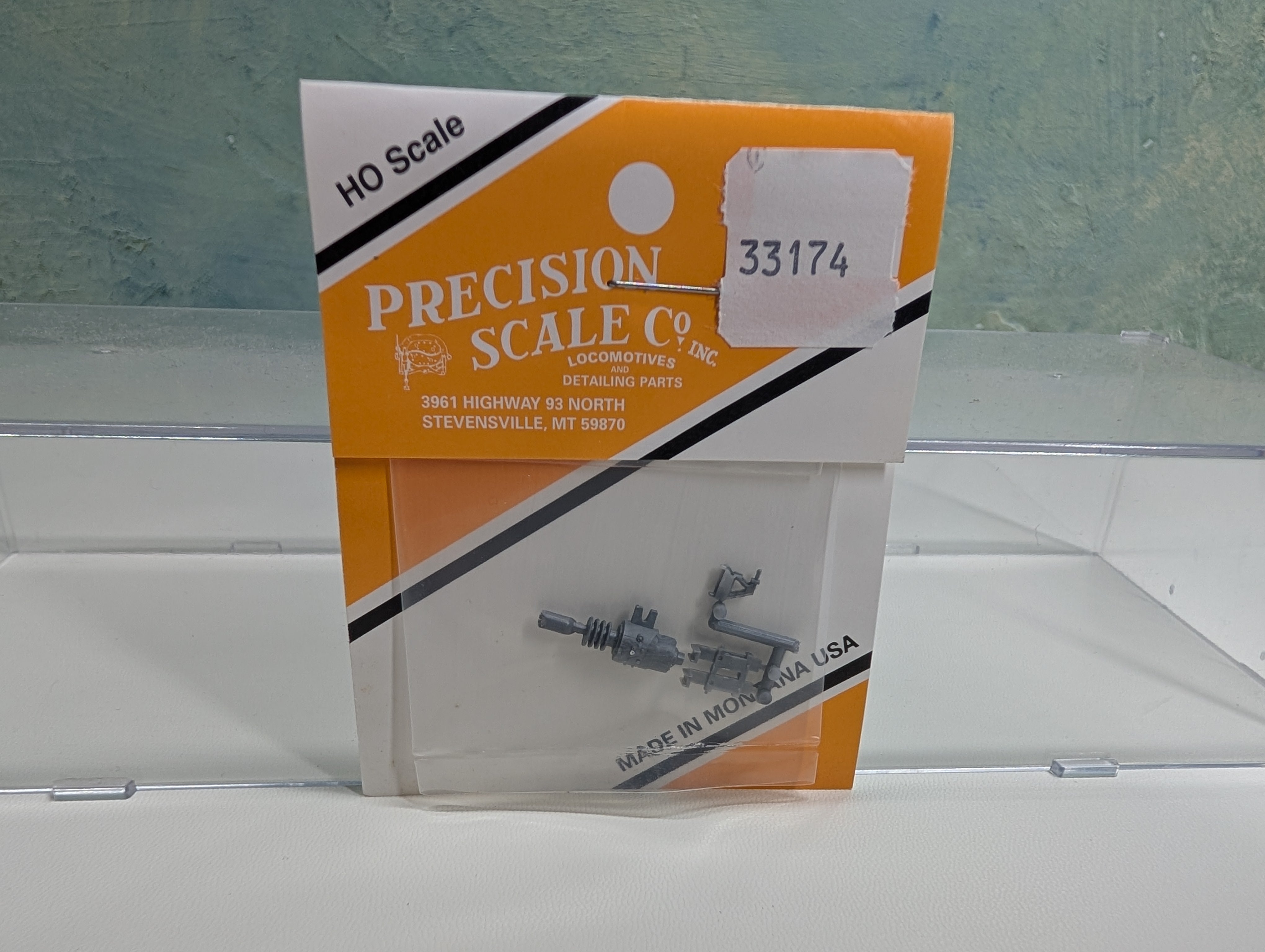 Precision Scale Co 33174 HO Scale Generator, 7-1/2 KW, Common Type w/Mounting Bracket, Passenger, Plastic, Detail Parts