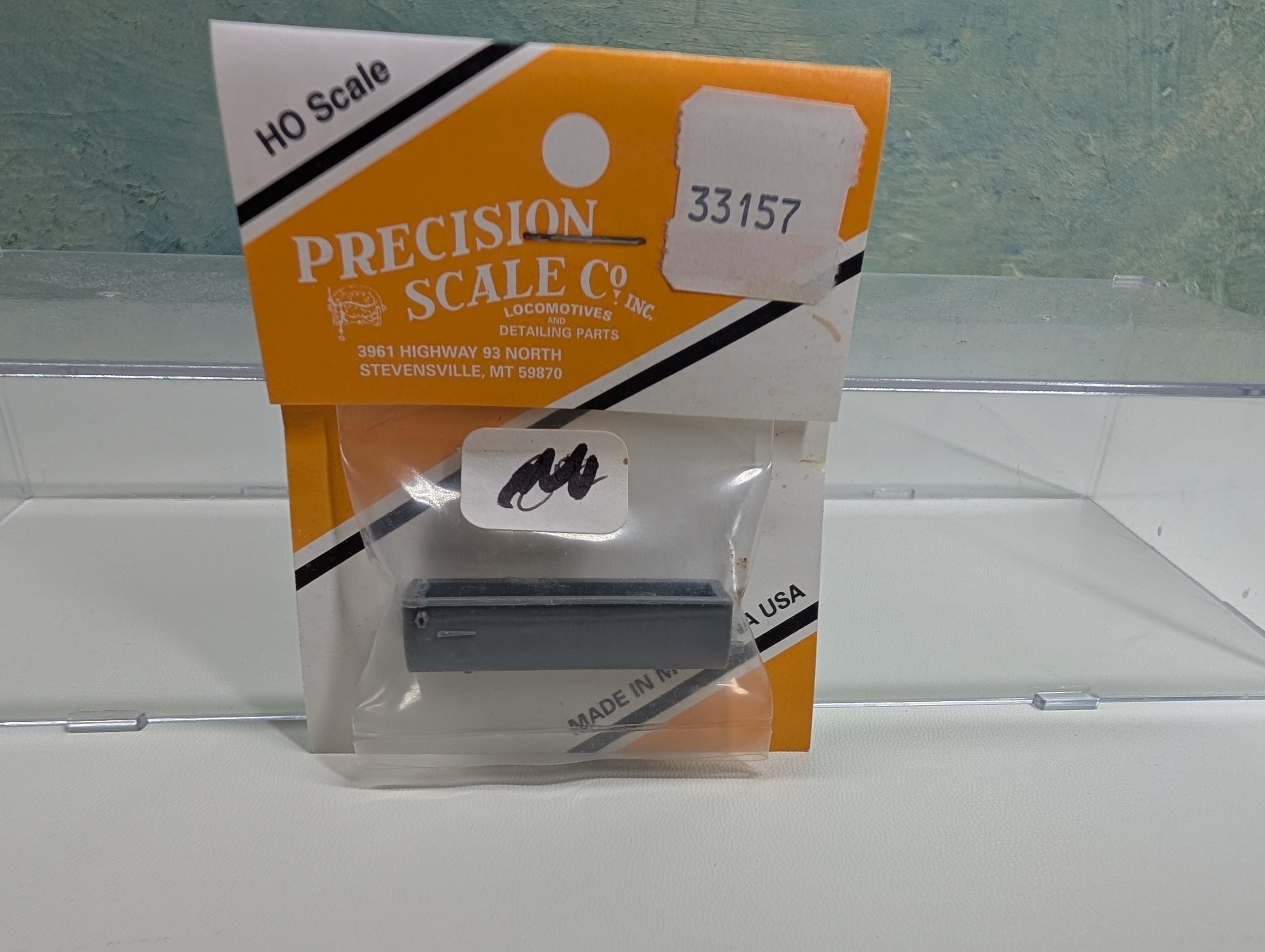 Precision Scale Co 33157 HO Scale Tank, AWPS Water, HW Pullman Cars, Plastic, Detail Parts