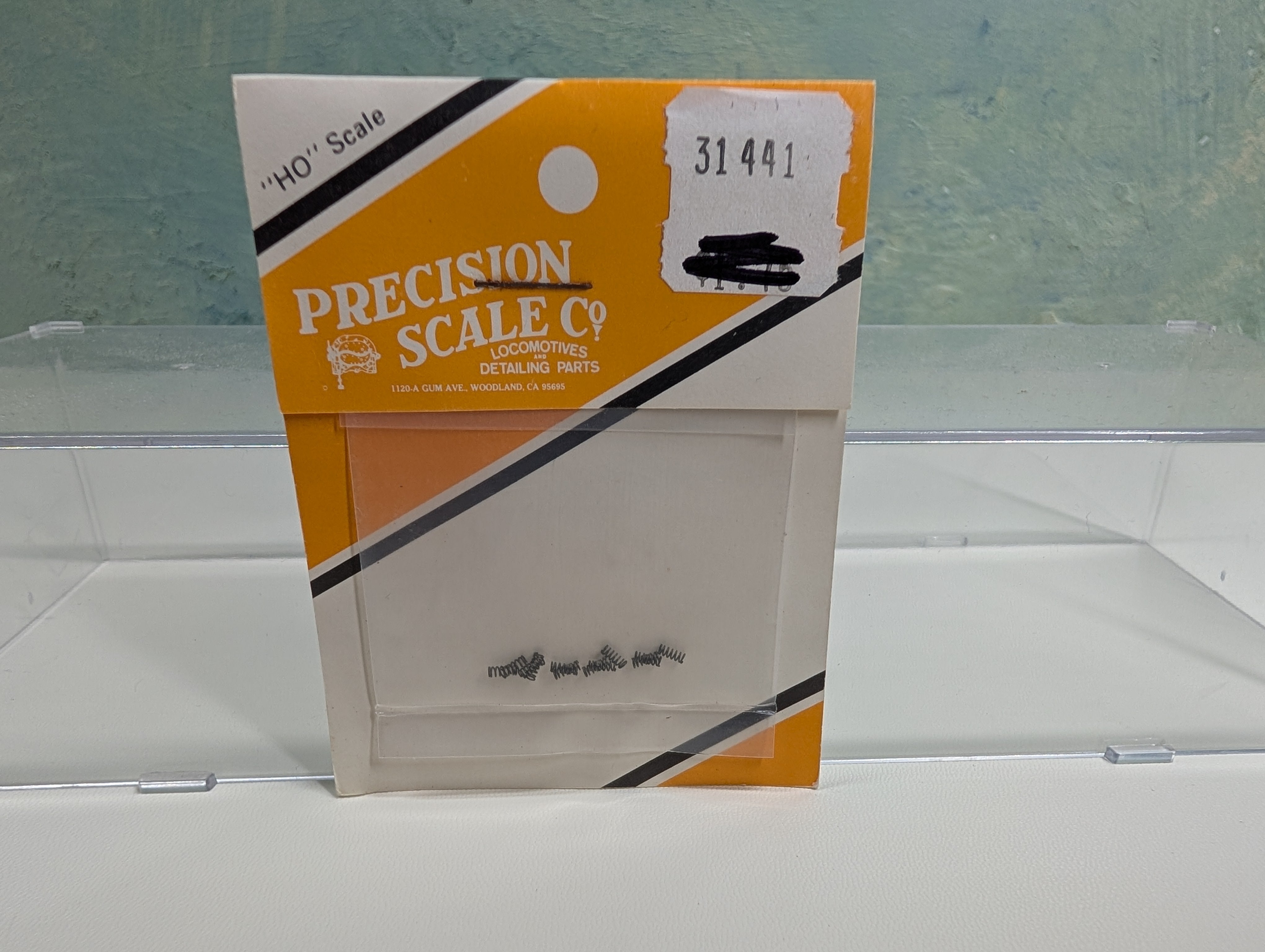 Precision Scale Co 31441 HO Scale Springs, .055" dia. x .130" Long, Coil, For Trucks & Draft Gear, Detail Parts