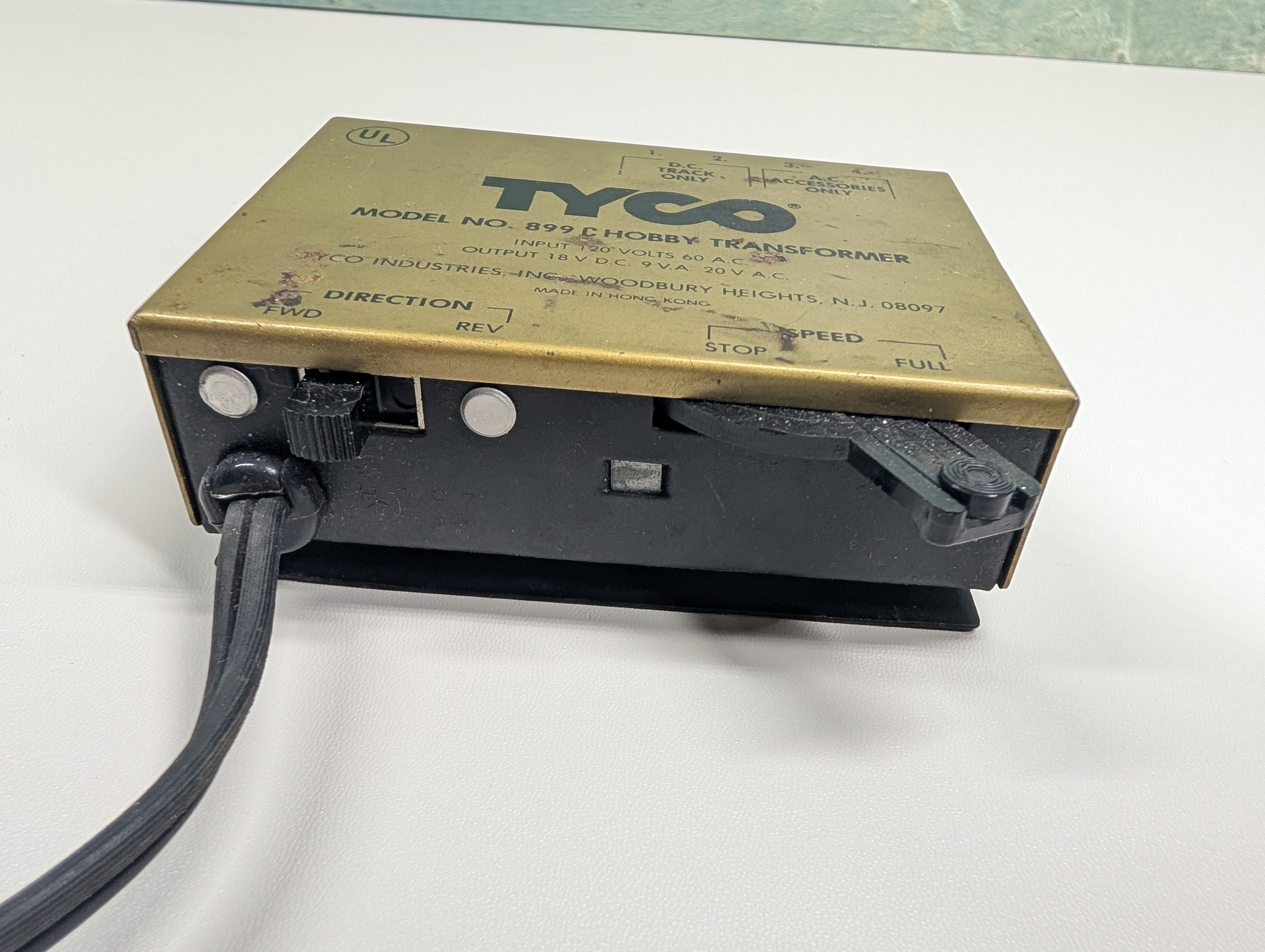 USED Tyco MULTI Scale Metal Hobby Track Transformer (HO & N) Tested