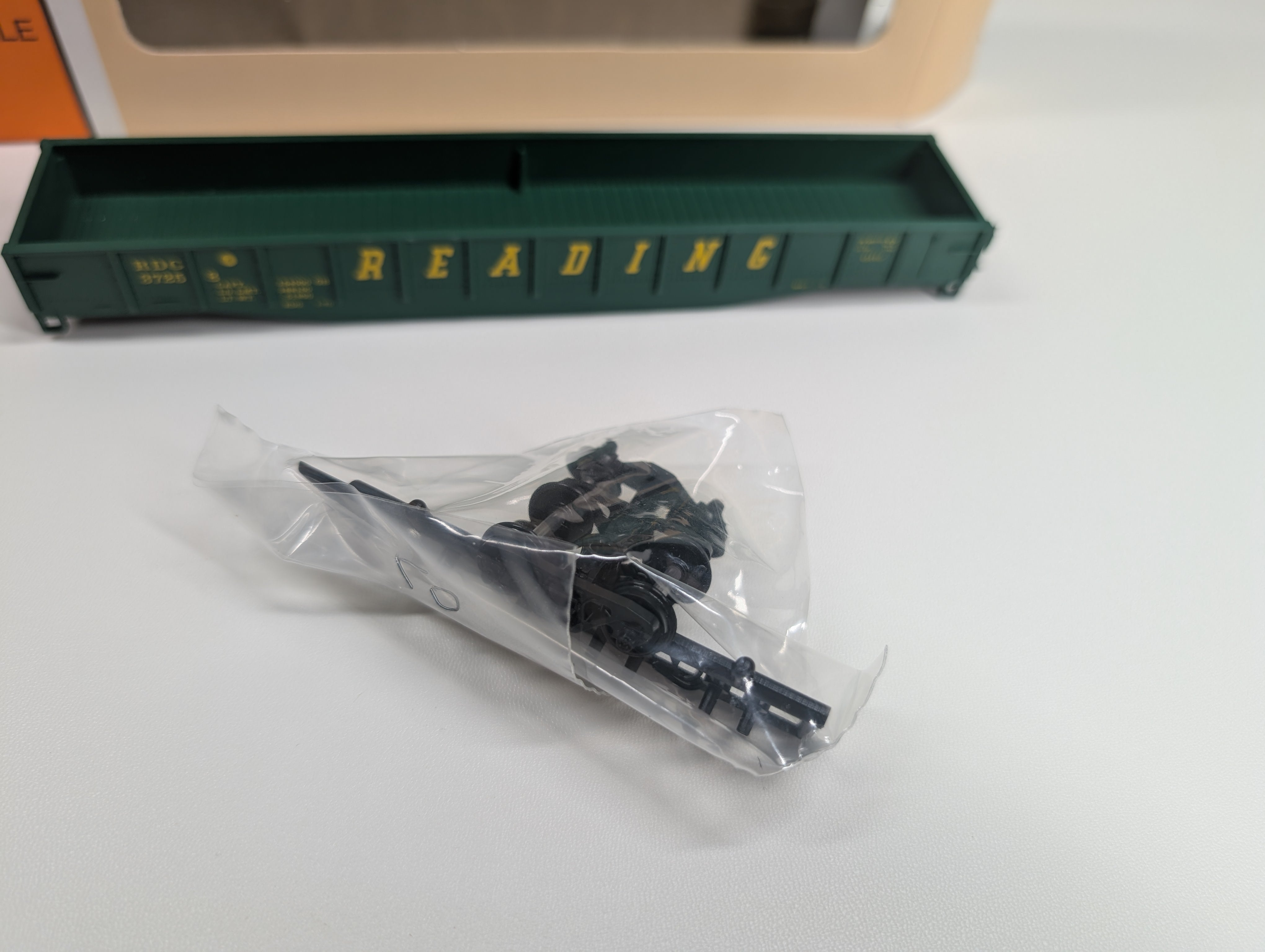 USED Con-Cor HO Scale 54' Mill Gondola Reading RDG #37258 KIT