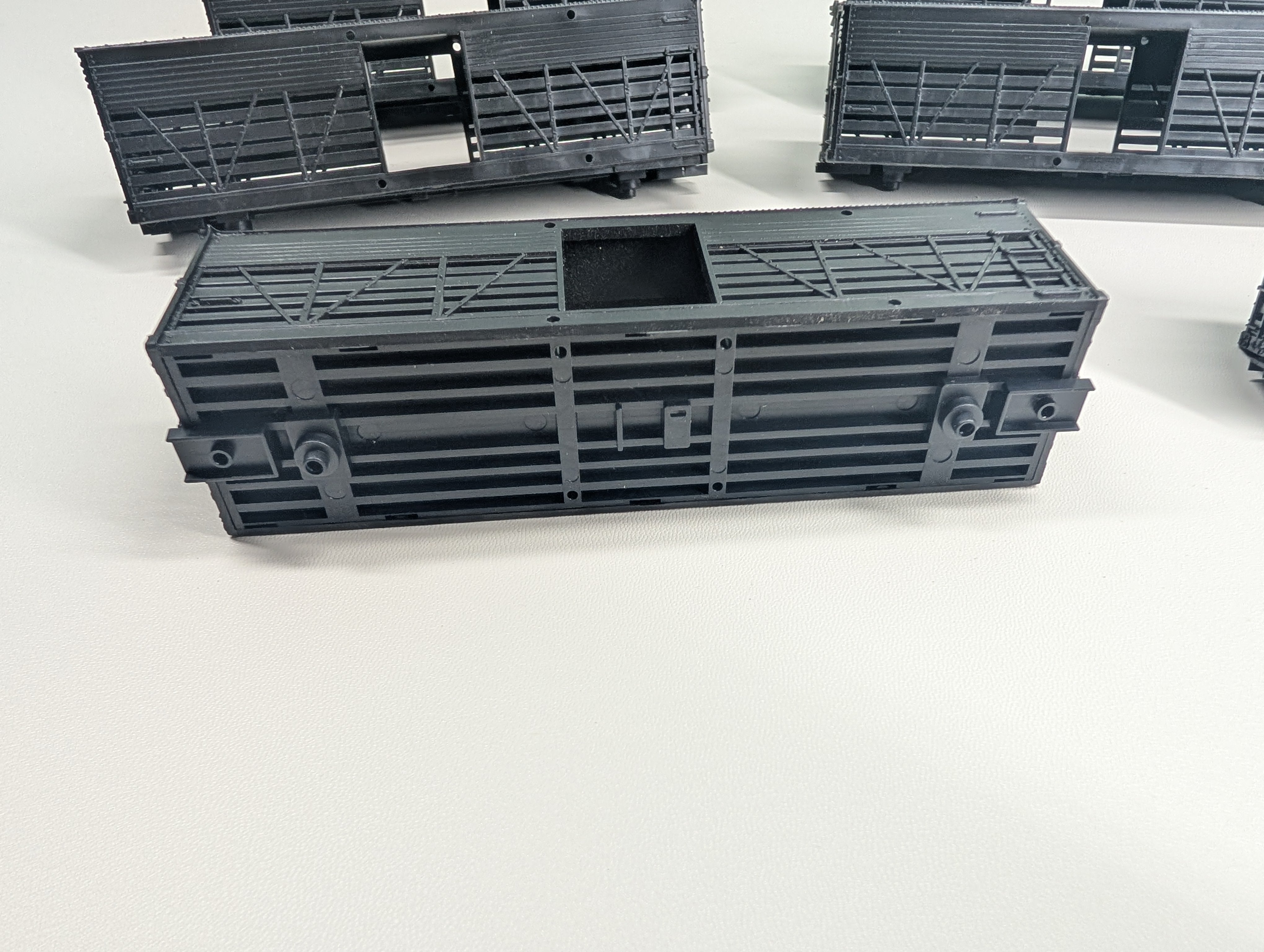 USED HO Scale 37' Stock Car Shells (8 pcs)