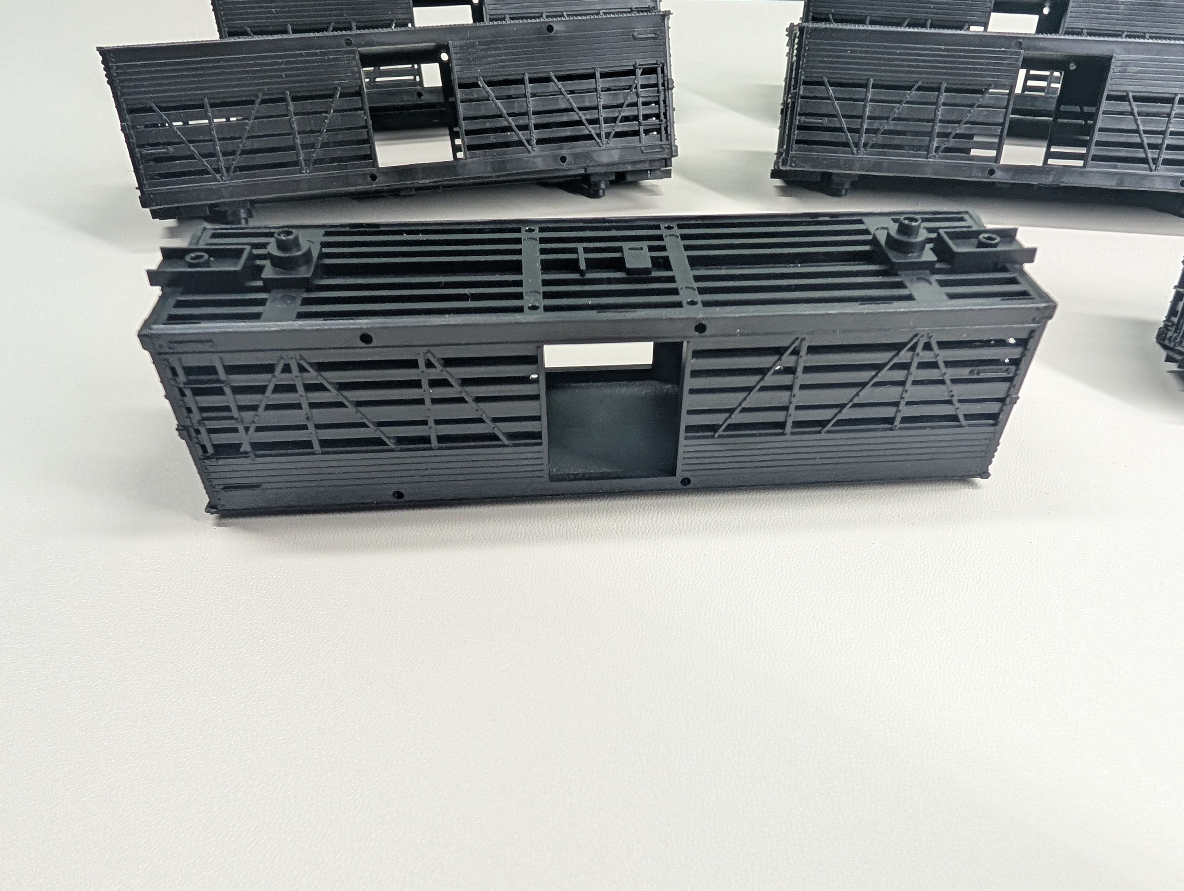 USED HO Scale 37' Stock Car Shells (8 pcs)