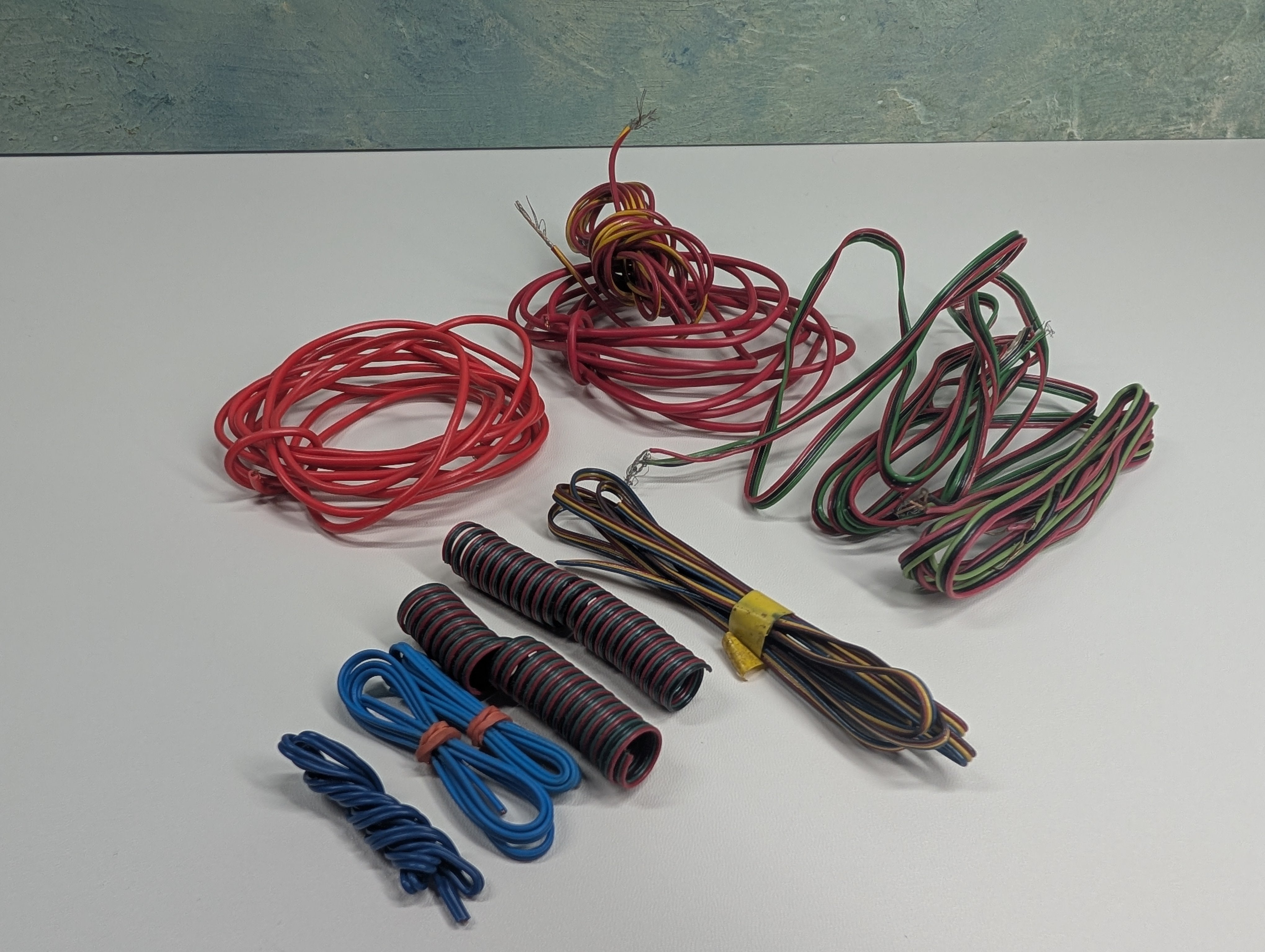 USED MULTI Scale Lot of Smaller Gauge Wire for Model Train Accessories