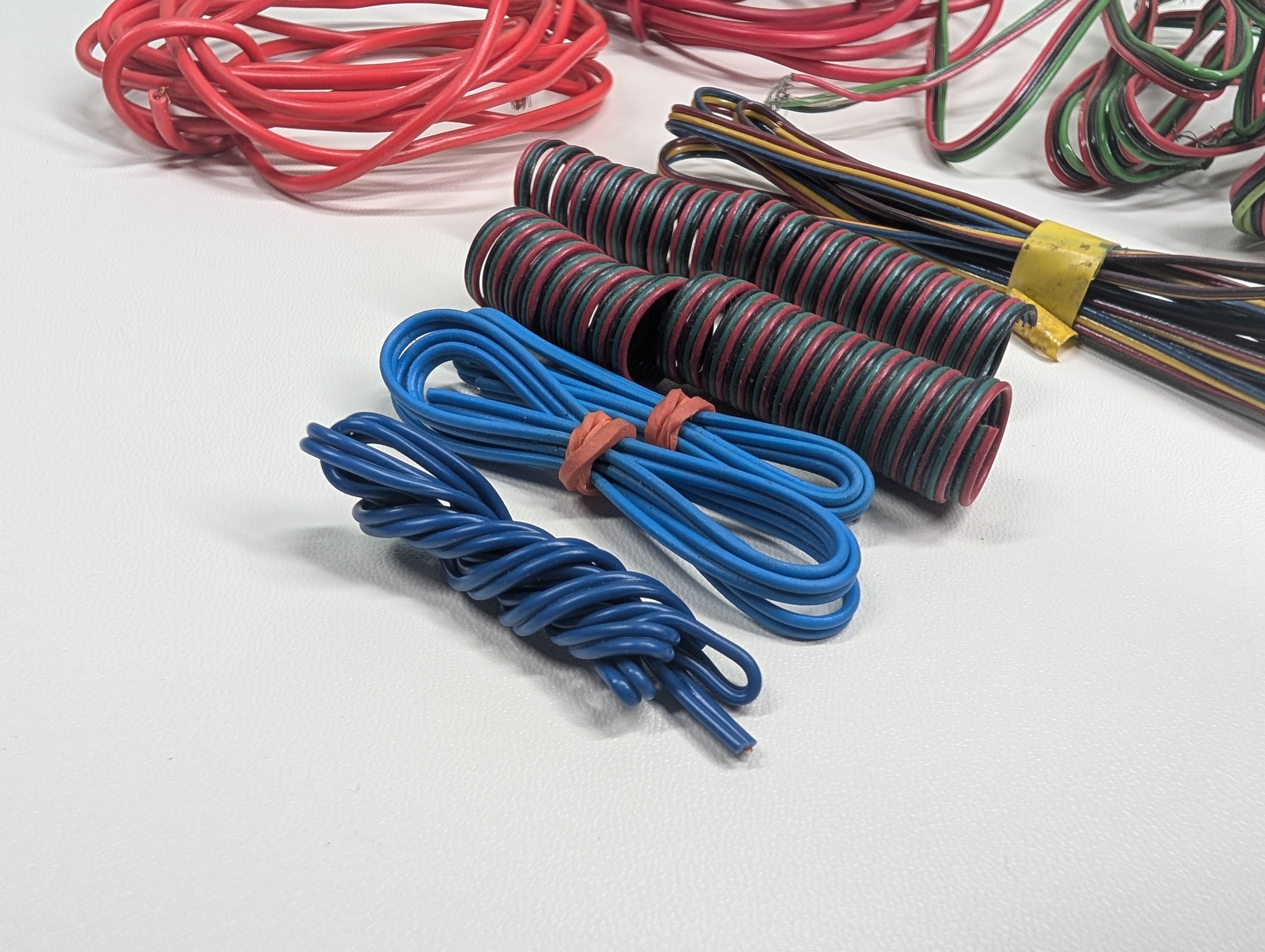 USED MULTI Scale Lot of Smaller Gauge Wire for Model Train Accessories