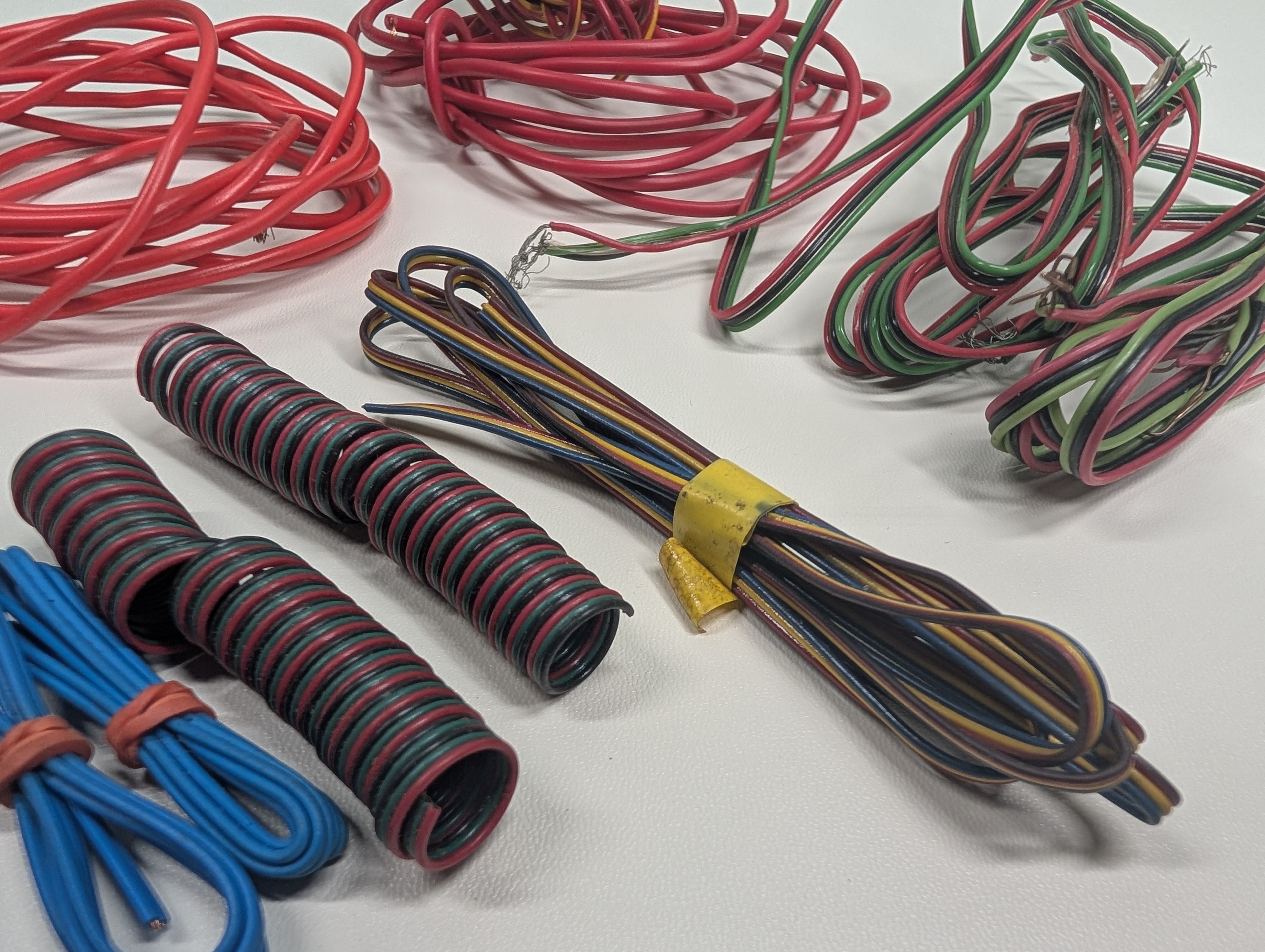 USED MULTI Scale Lot of Smaller Gauge Wire for Model Train Accessories