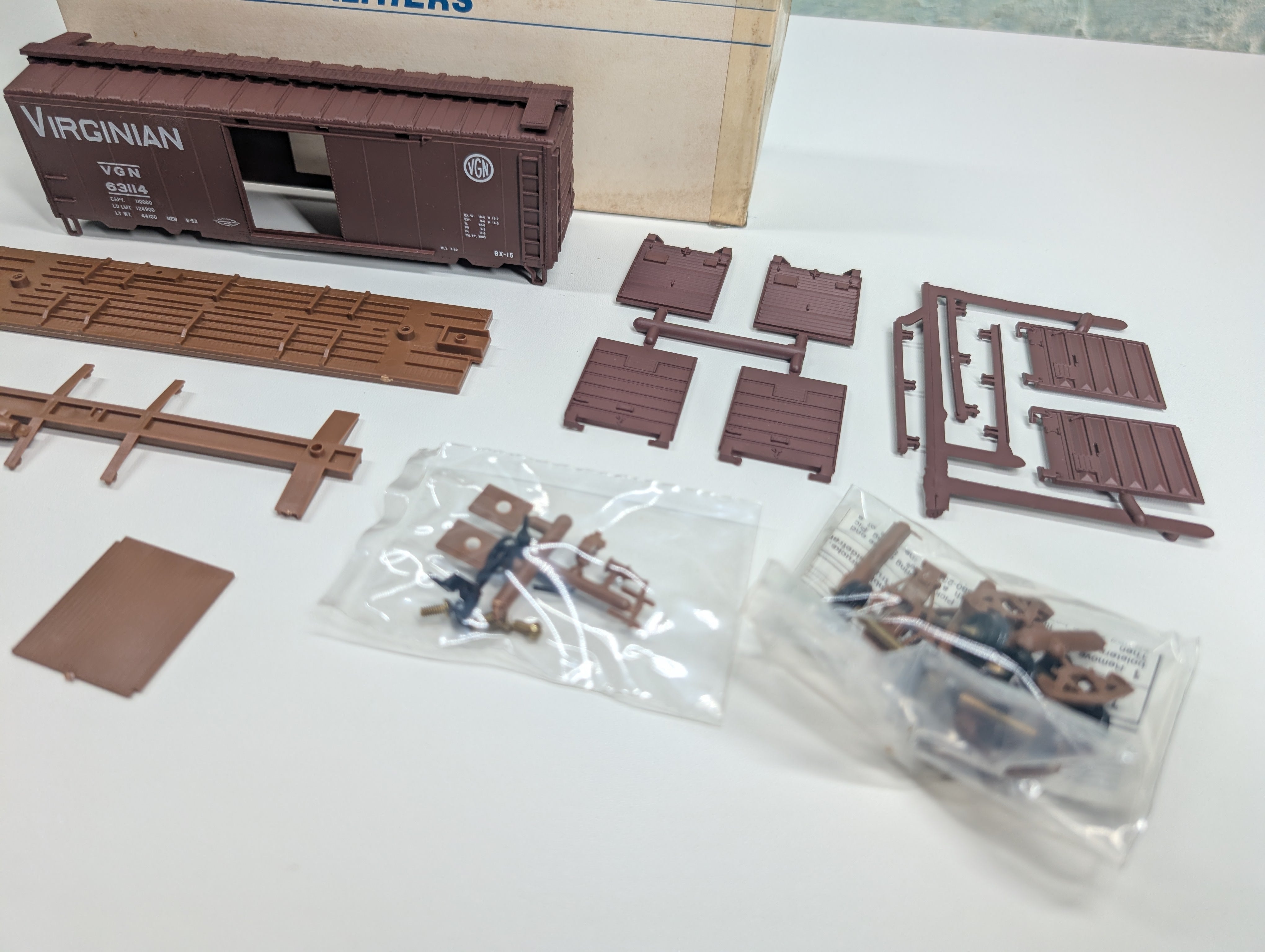 USED Walthers 932-3709 HO Scale 50' PS1 Box Car Virginian VGN #63114 KIT