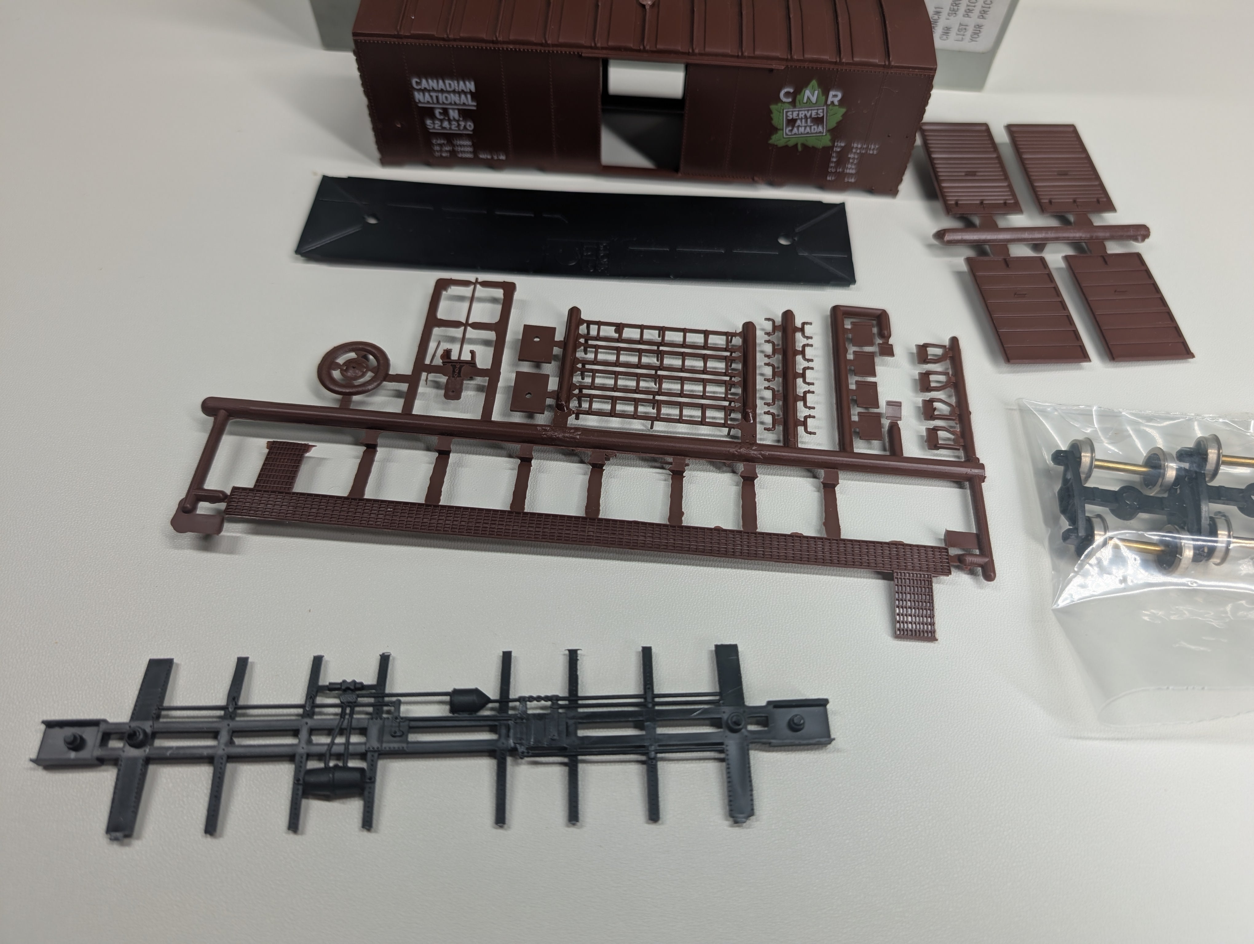 USED C&BT SHOPS HO Scale 1944 AAR 40' Box Car Canadian National CN #524270 KIT