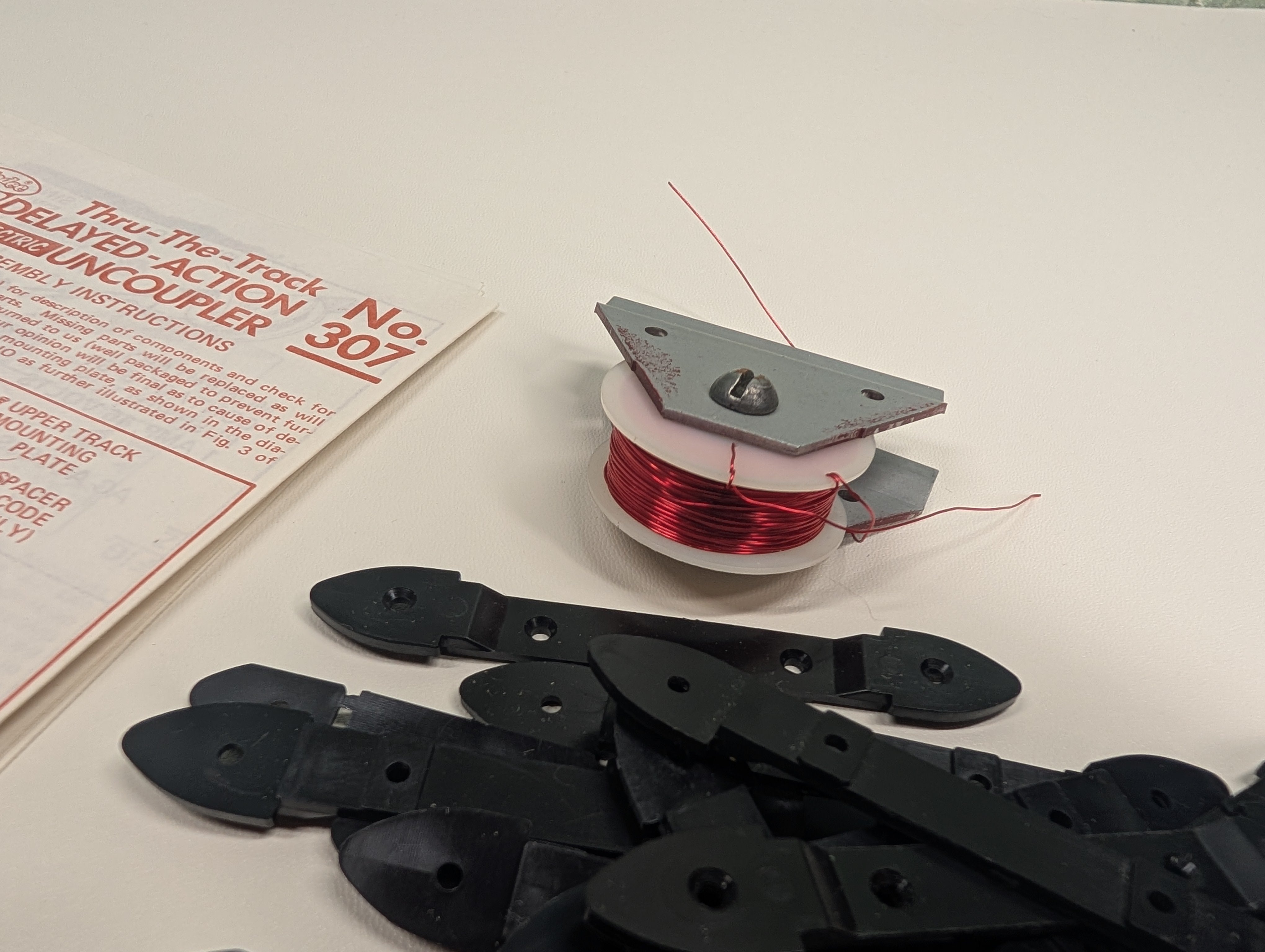 USED Kadee HO Scale Parts for #307 Discontinued Delayed-Action Uncoupler