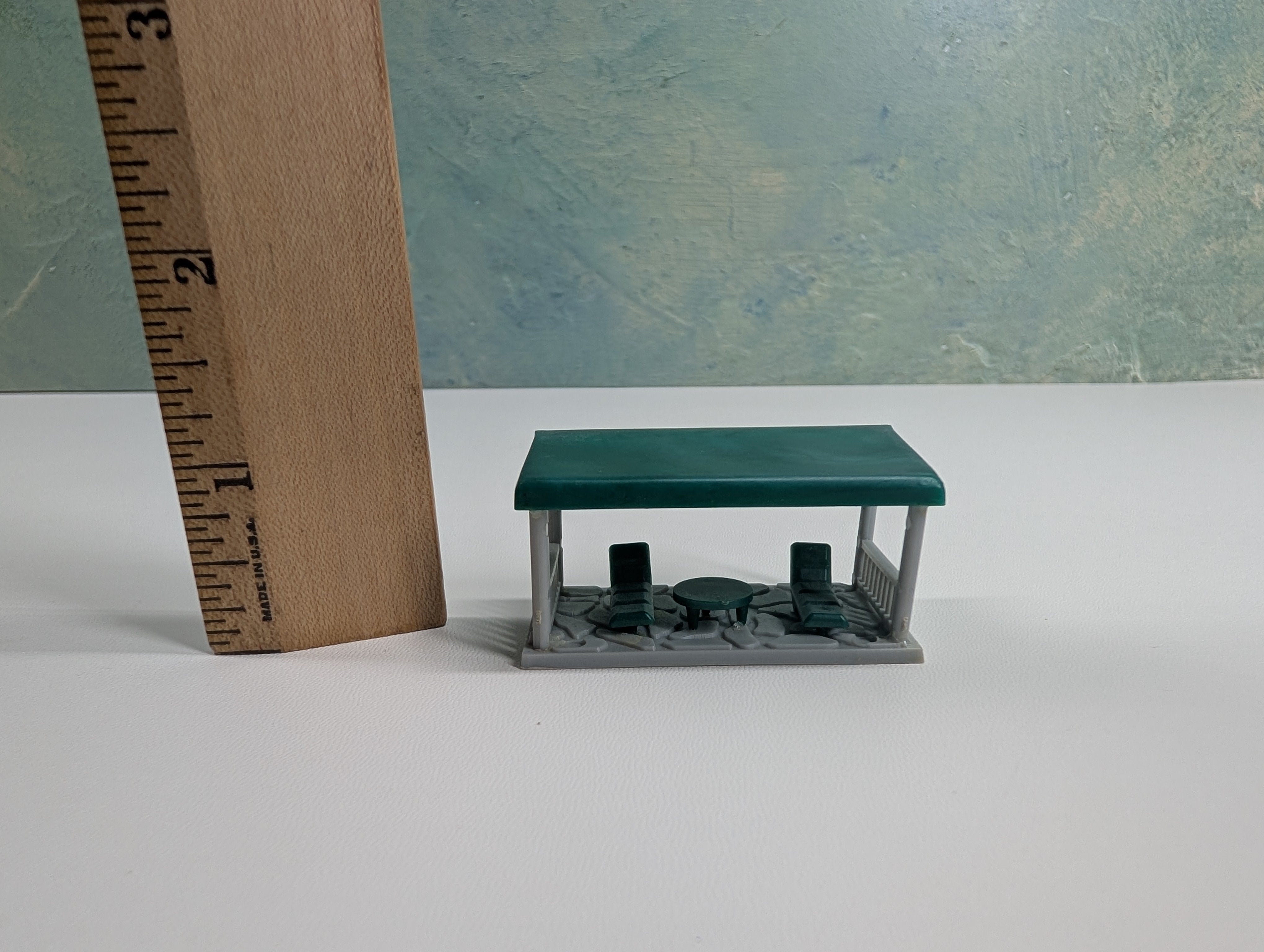 USED HO Scale Small Stone Patio