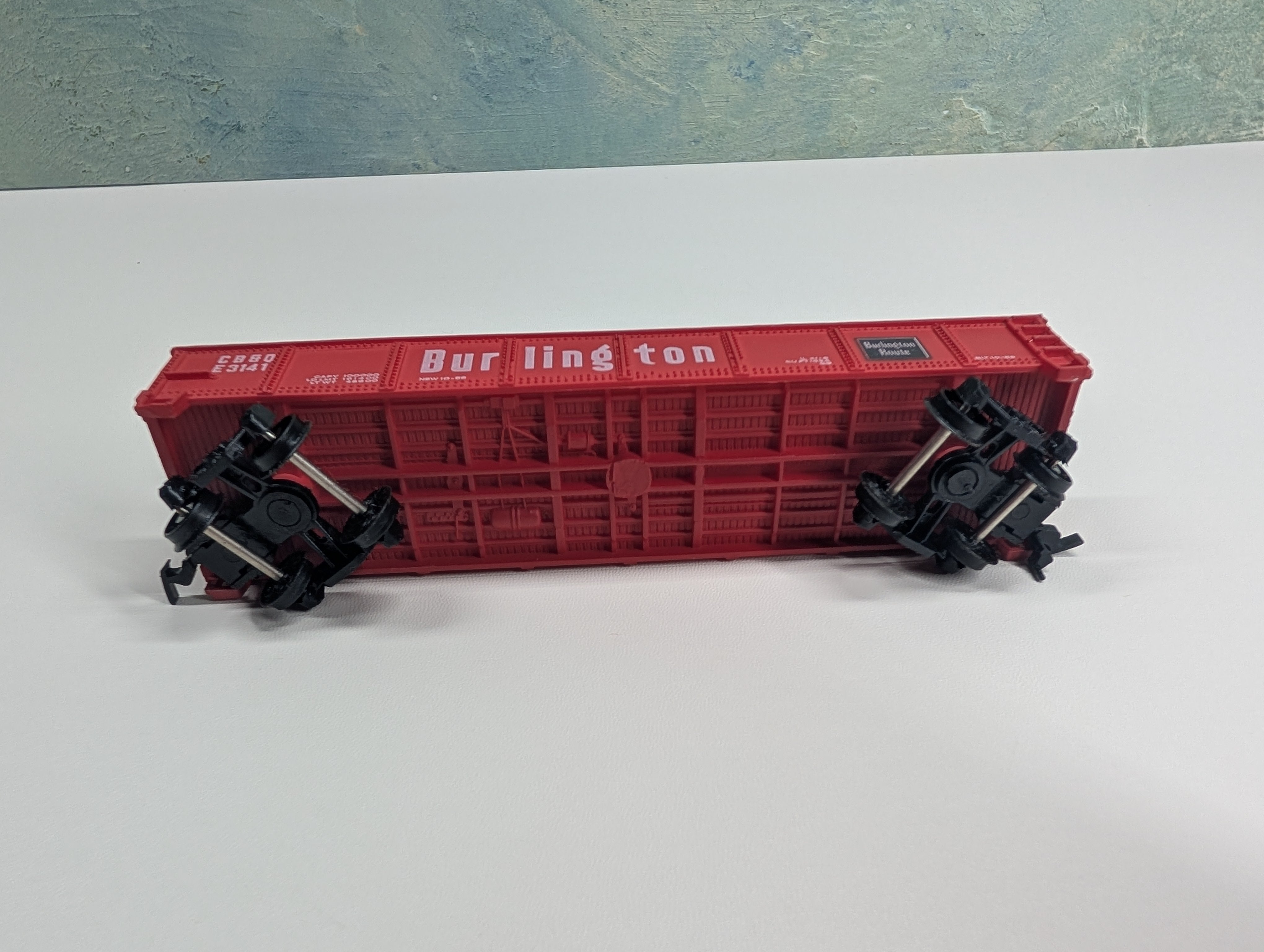 USED Bachmann 941 HO Scale 40' Gondola Burlington CB&Q #E3141