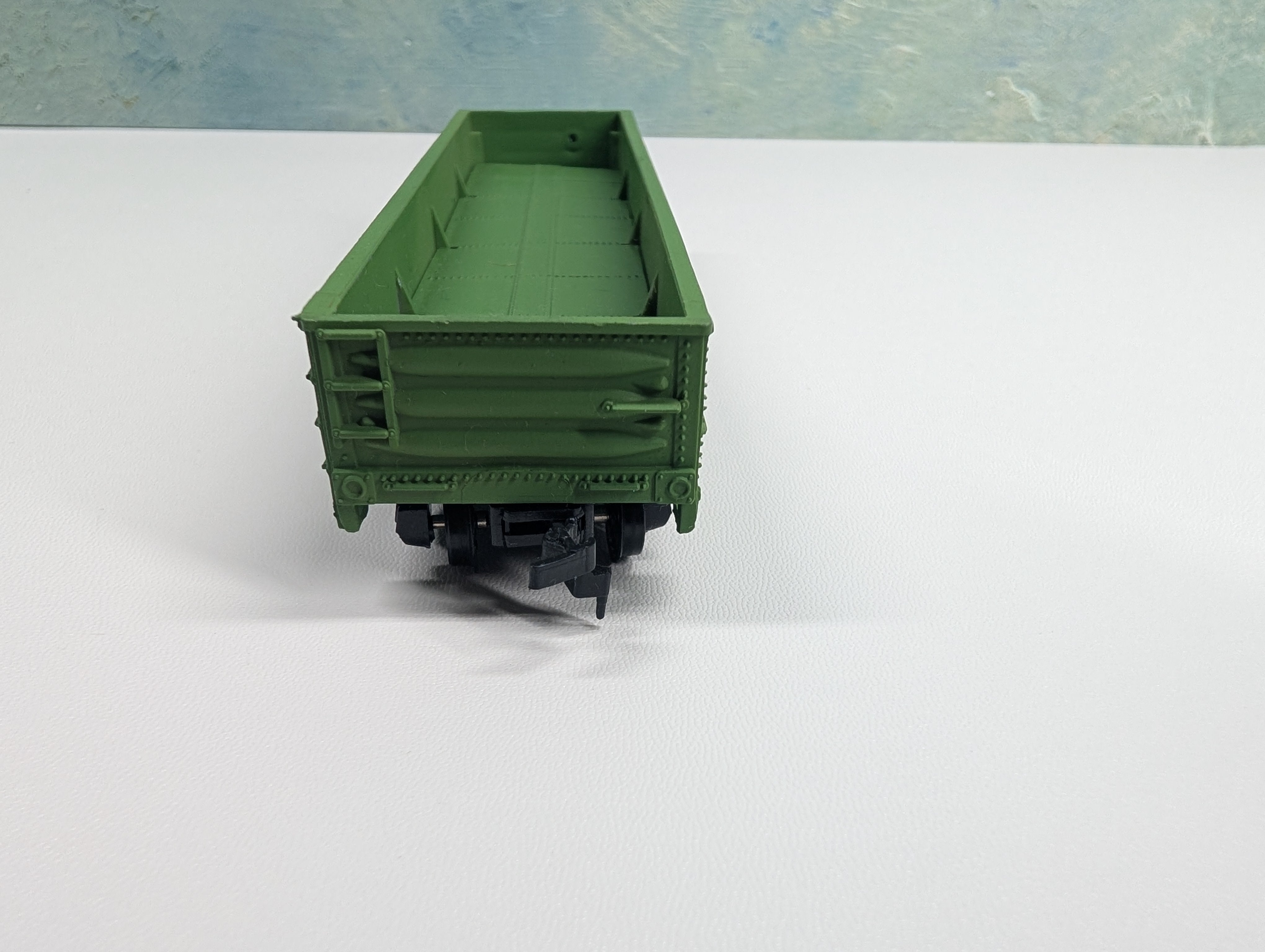 USED Bachmann 950 HO Scale 40' Gondola Burlington Northern BN #553557