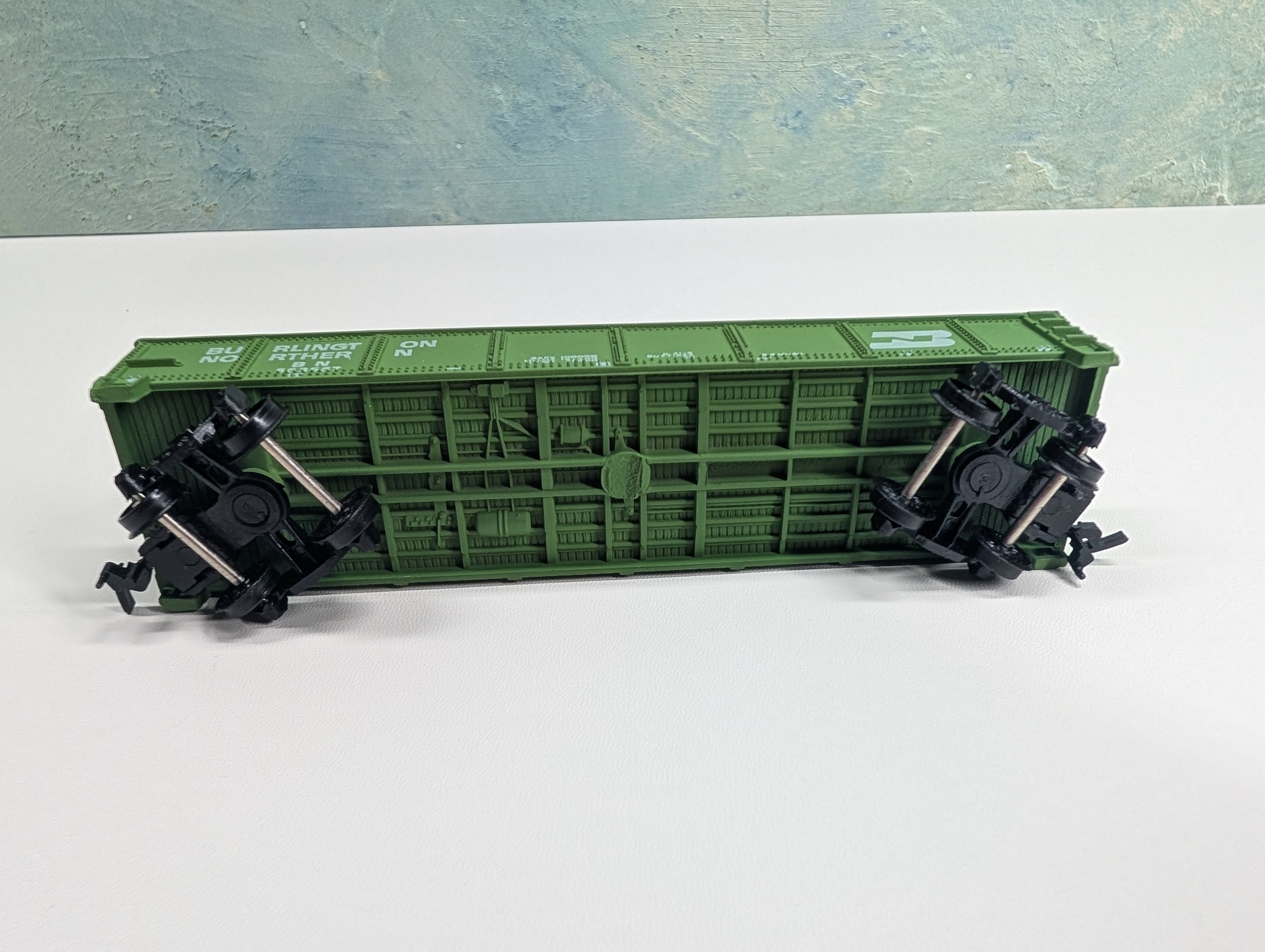 USED Bachmann 950 HO Scale 40' Gondola Burlington Northern BN #553557