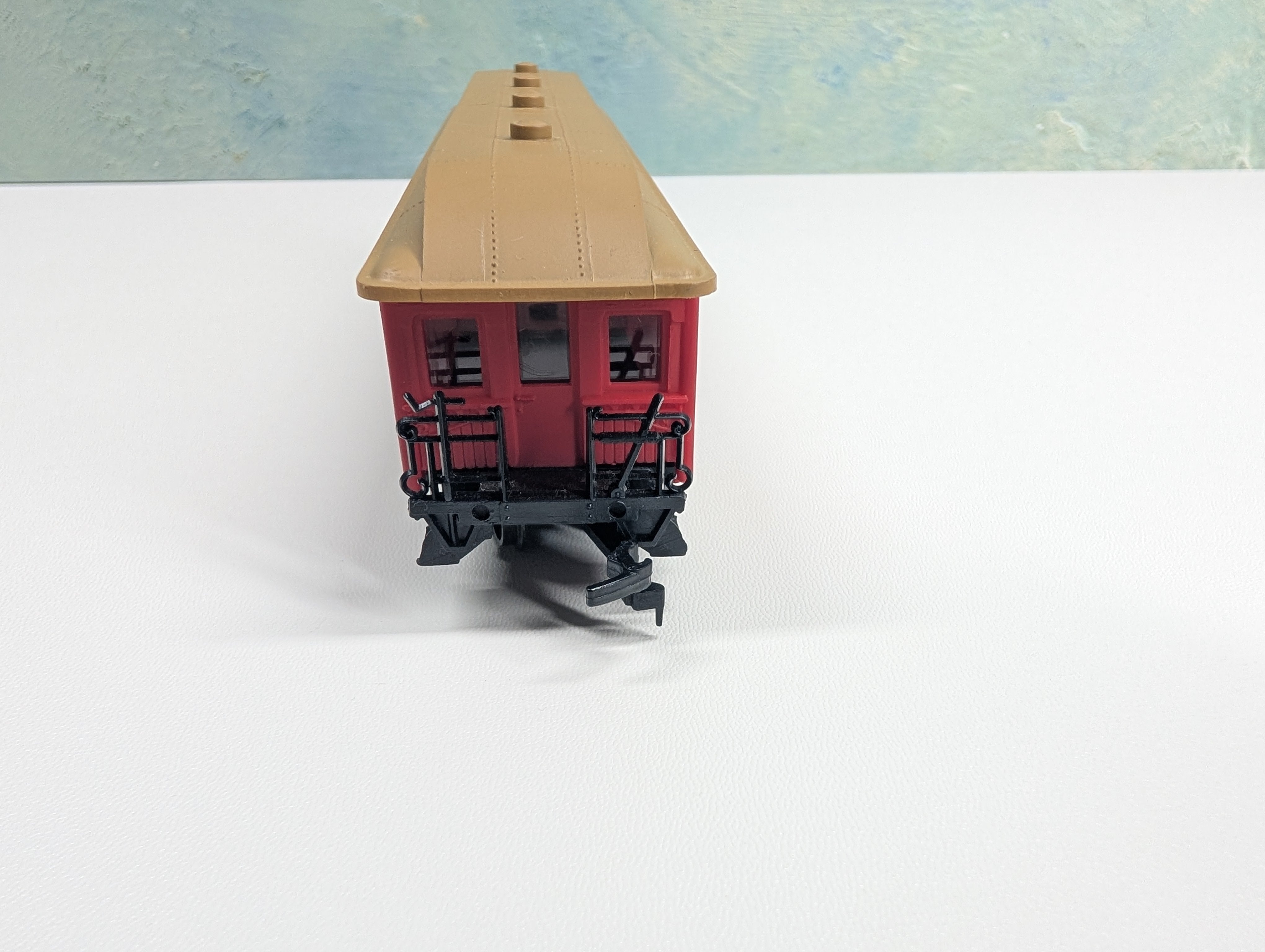 USED AHM 6239 HO Scale Oldtime Baggage Passenger Car Kansas City