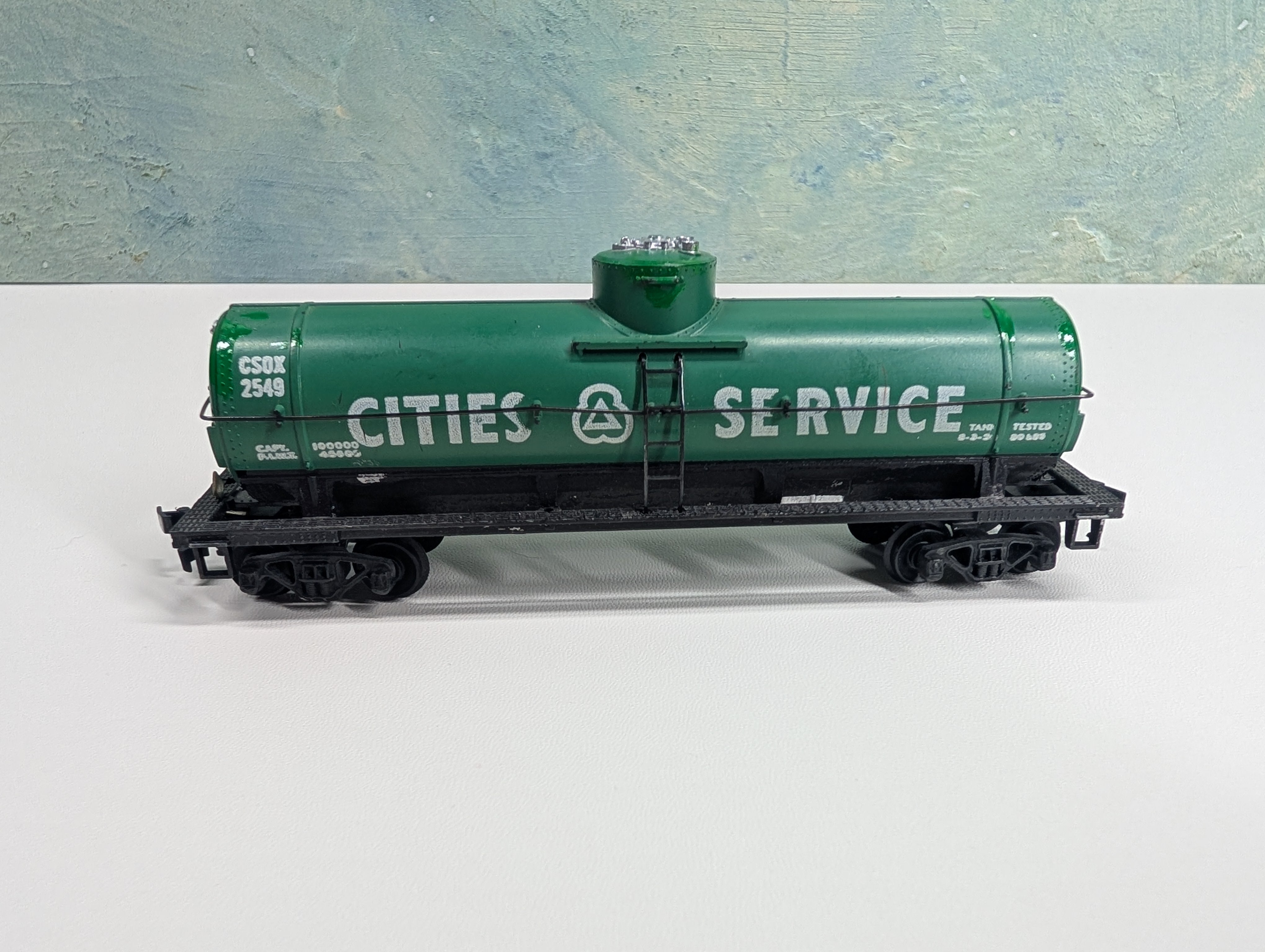 USED Mantua HO Scale Single Dome Tank Car Cities Service CSOX #2549