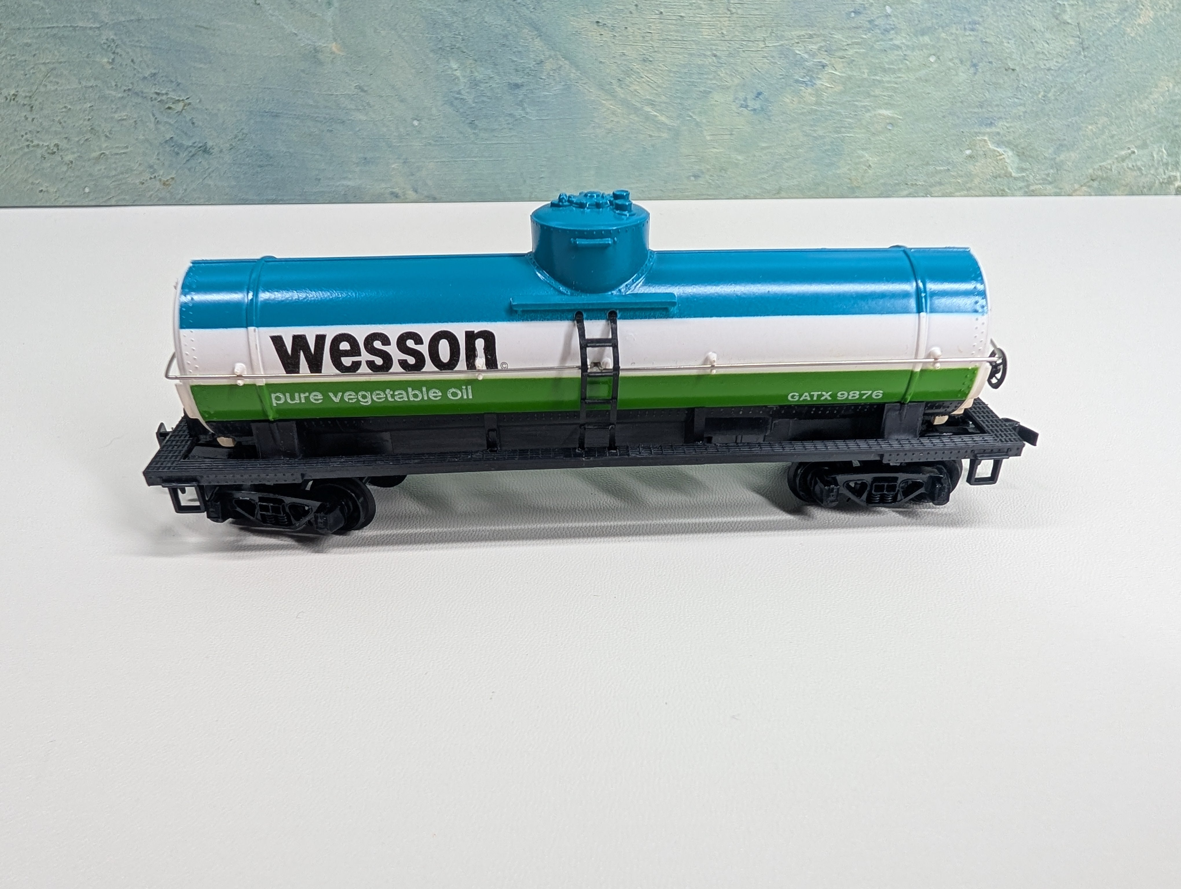 USED Tyco HO Scale Single Dome Tank Car Wesson GATX #9876