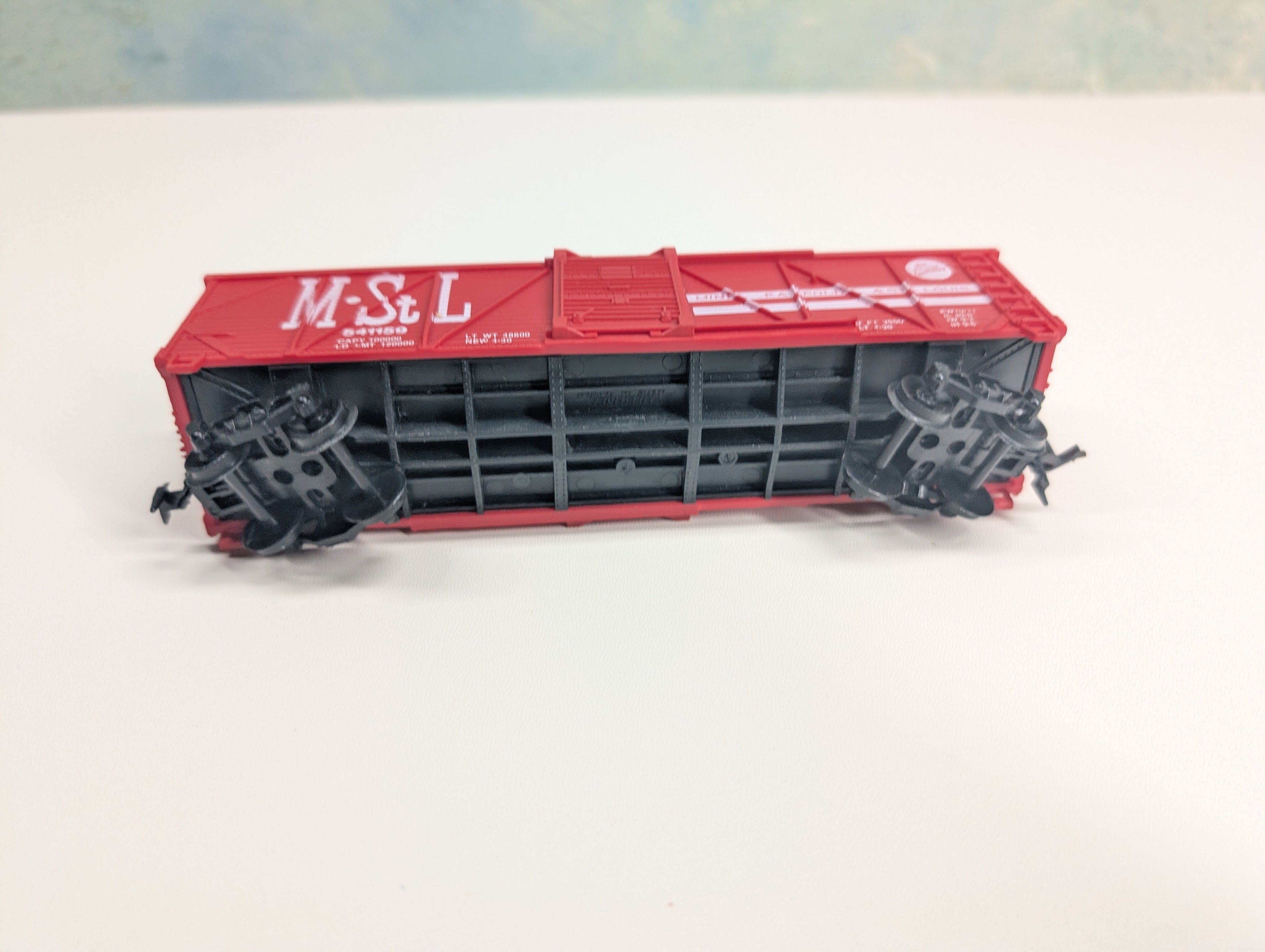 USED Life-Like HO Scale Wooden Box Car Minneapolis & St Louis MStL #541159