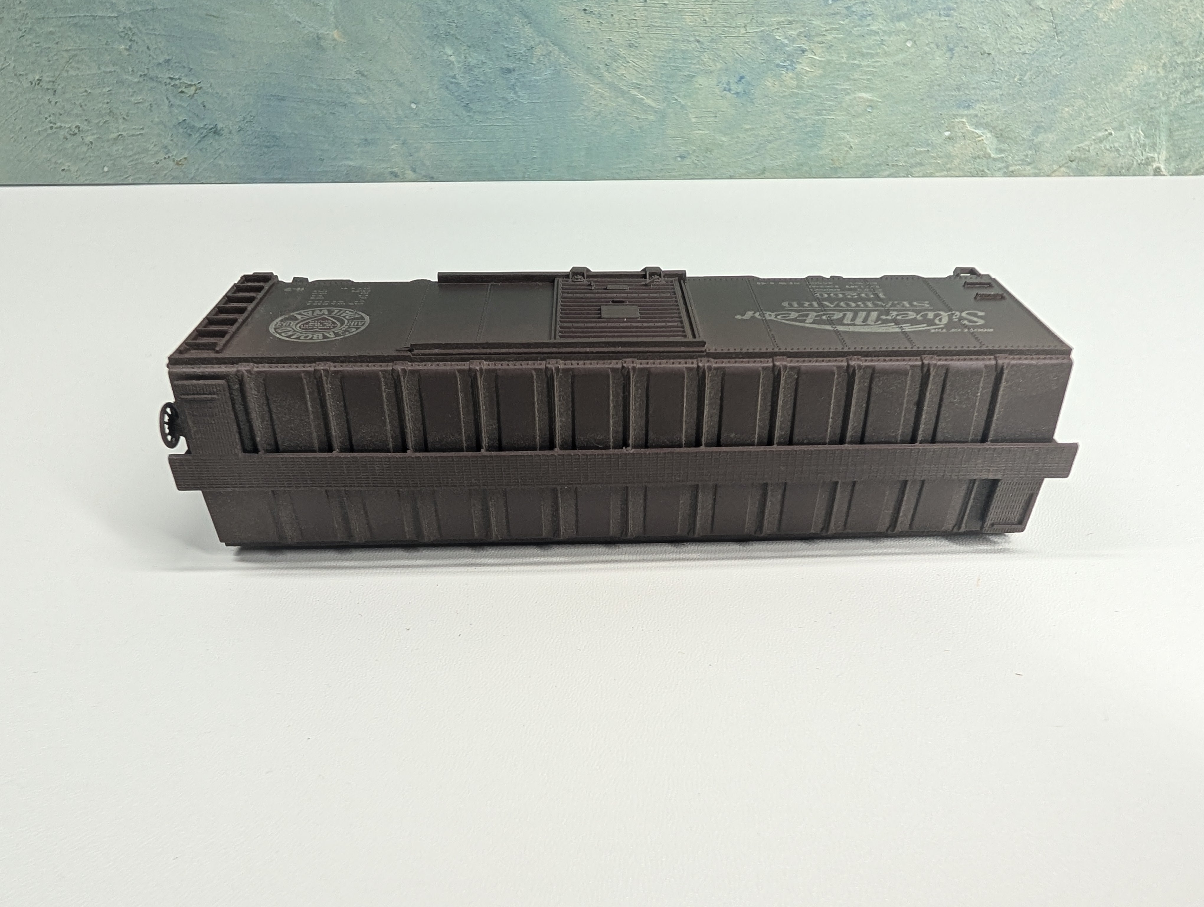 USED Athearn HO Scale 40' Box Car Seaboard #19260 Silver Meteor, Weathered
