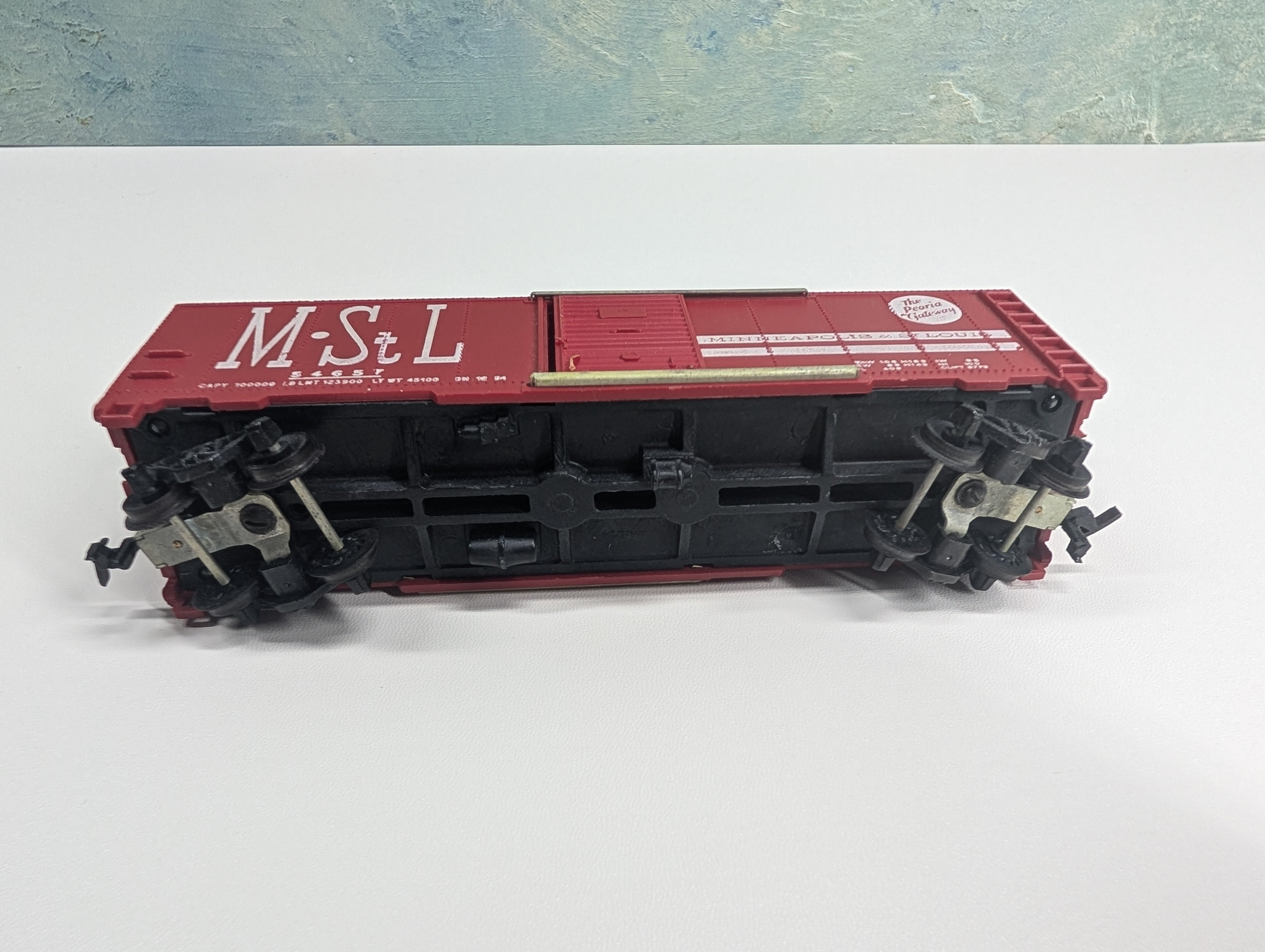 USED Mantua HO Scale 40' Box Car Minneapolis and St. Louis MStL #54657