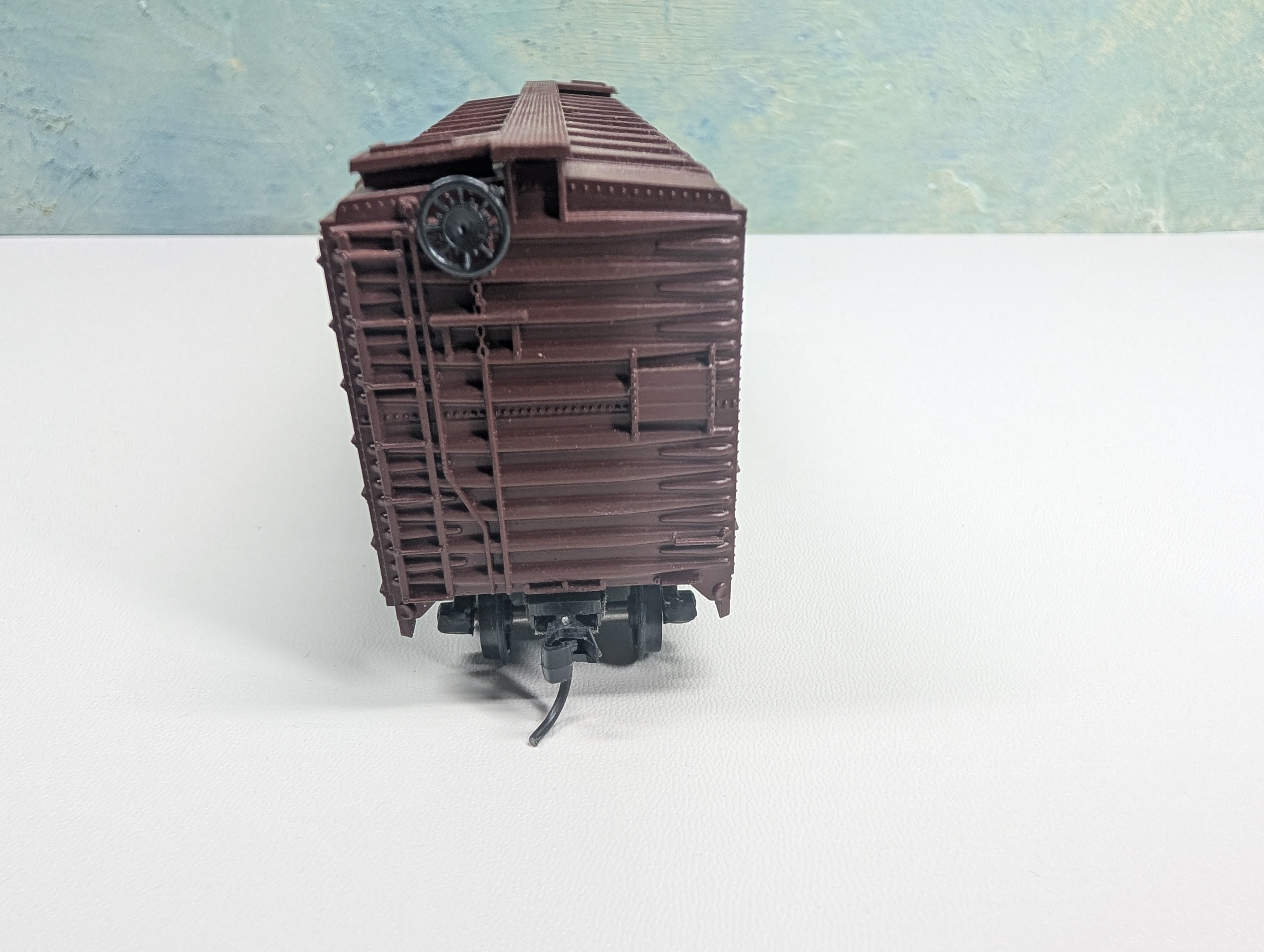 USED Athearn HO Scale 40' Box Car, Bev-Bel Custom Conrail CR #157908