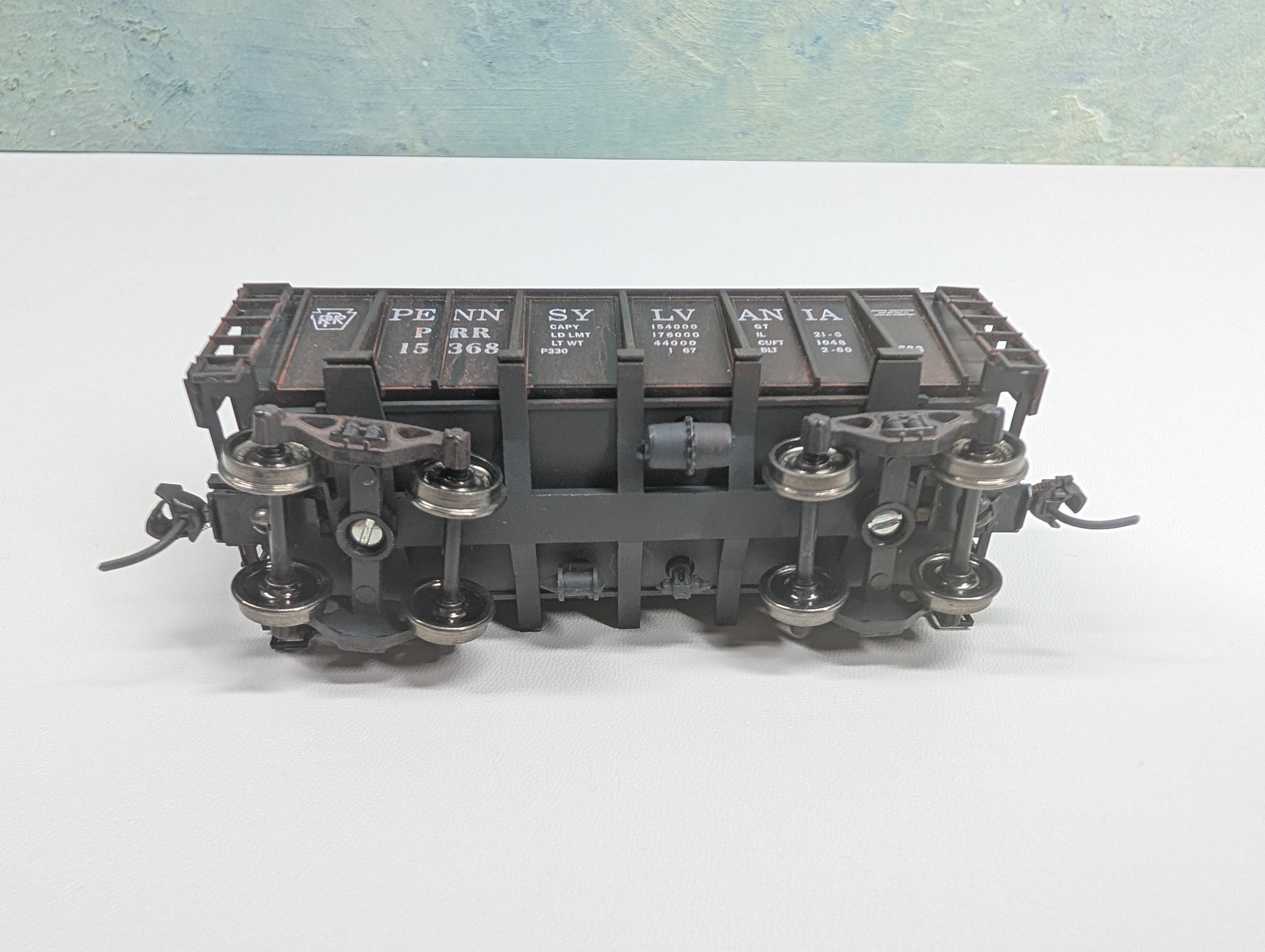 USED Roundhouse HO Scale LO-Side Ore Car Pennsylvania PRR #15368 Weathered
