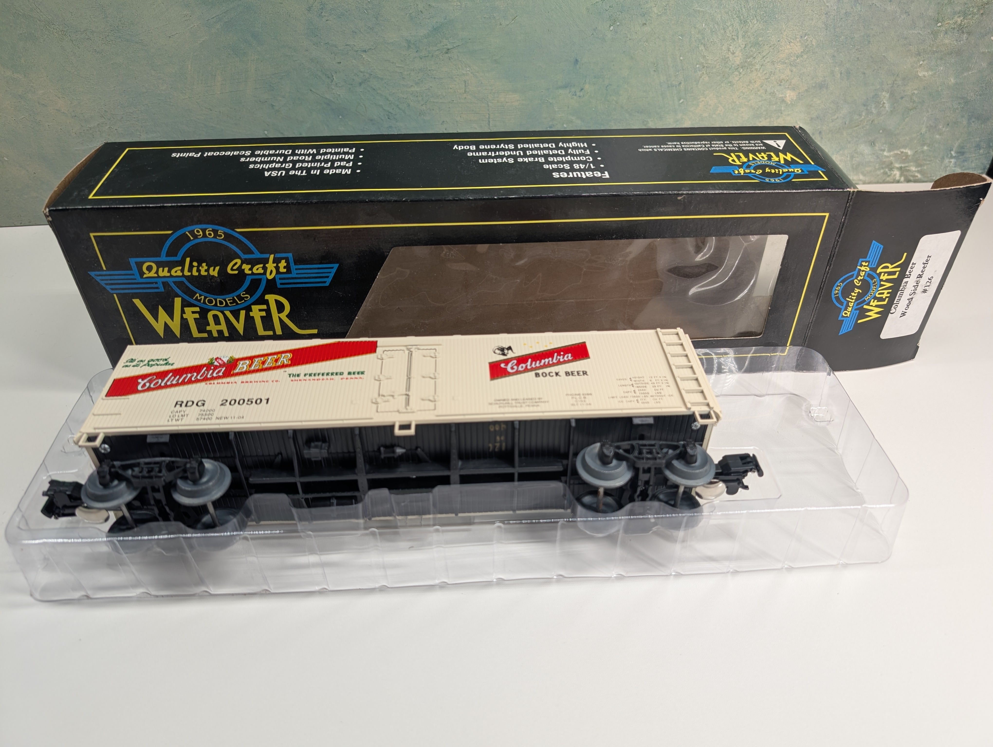 USED Weaver O Woodside Reefer Columbia Beer RDG #200501