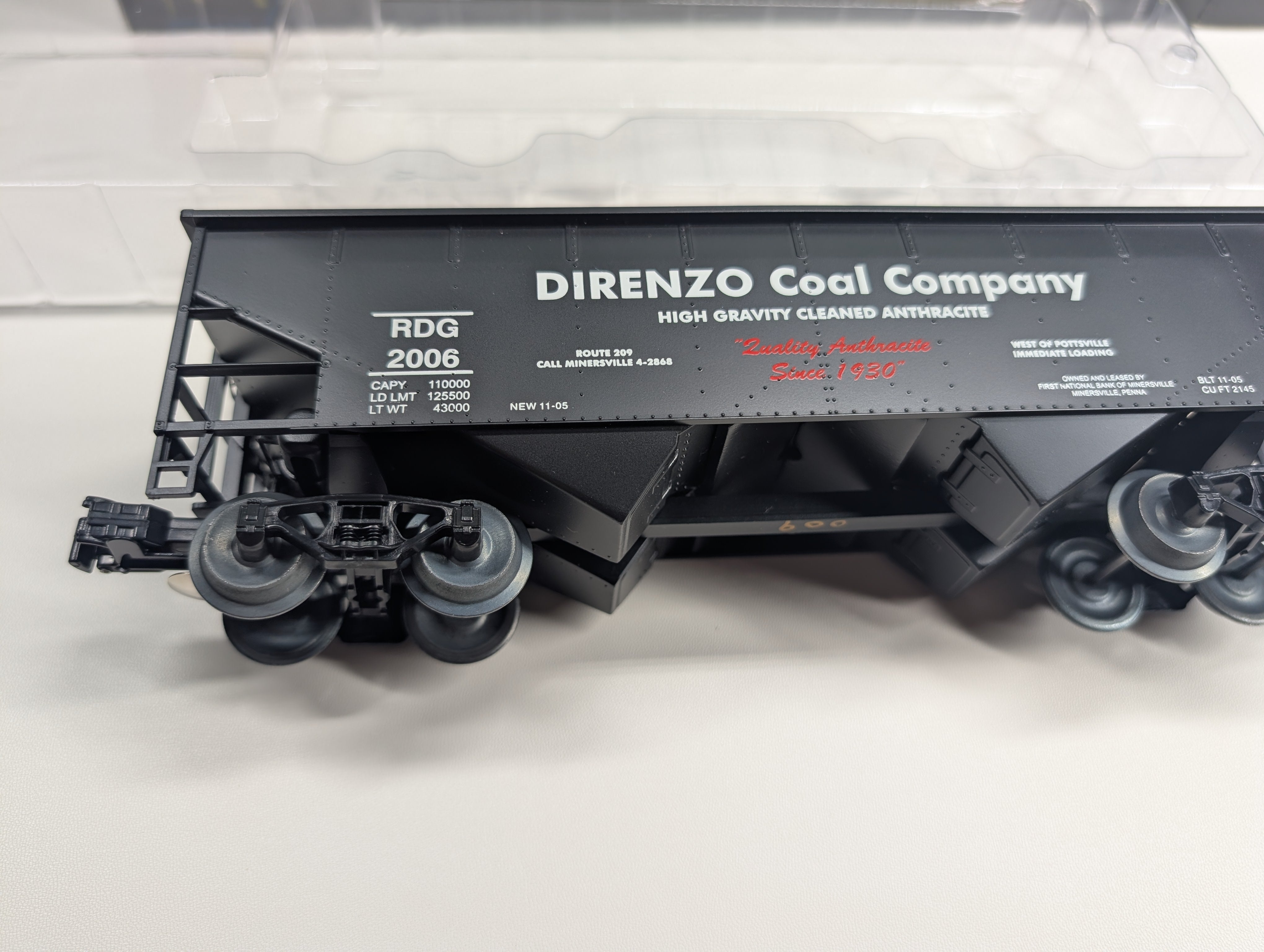 USED Weaver O 2 Bay Offset Coal Hopper Direnzo Coal RDG #2006 Minersville