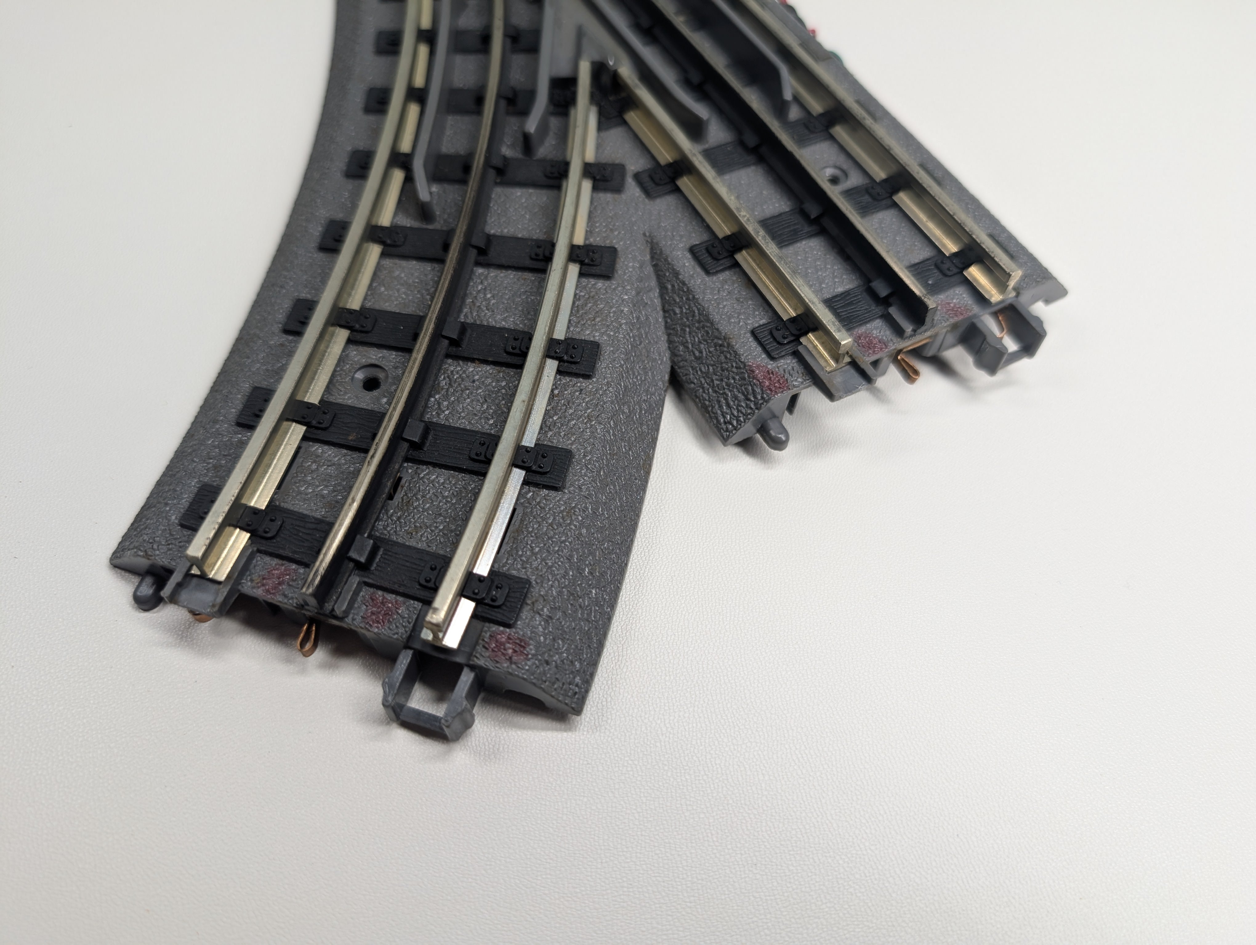 USED MTH O RealTrax Right Hand Manual O31 031 Turnout w/ Controller Track